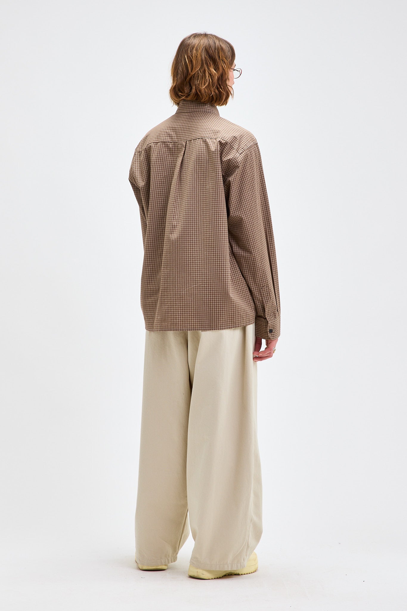 Check Cropped Shirt