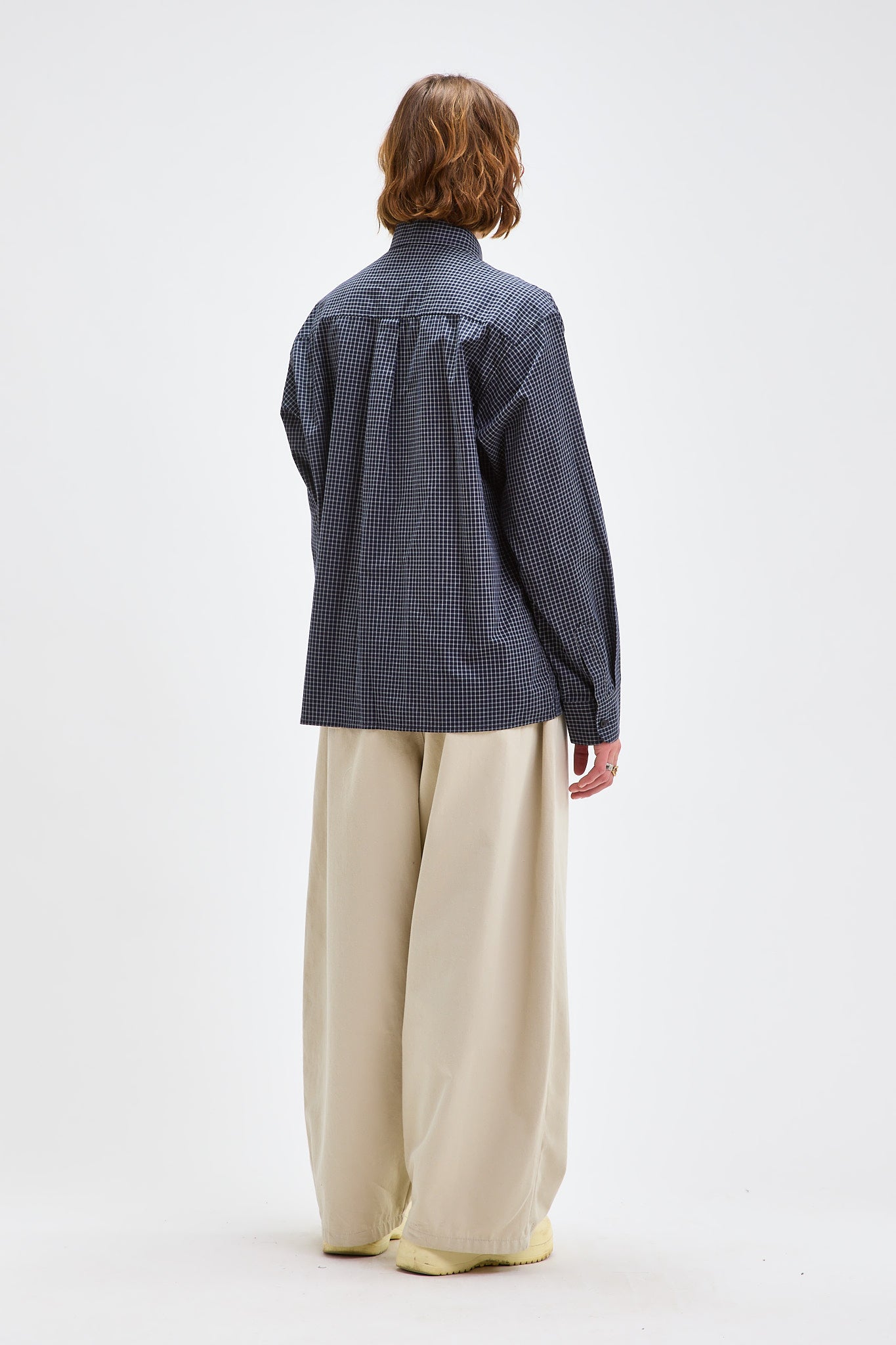 Check Cropped Shirt