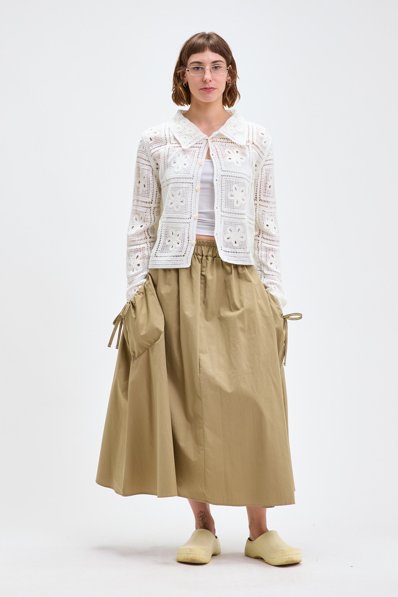 Double Pocket Maxi Skirt