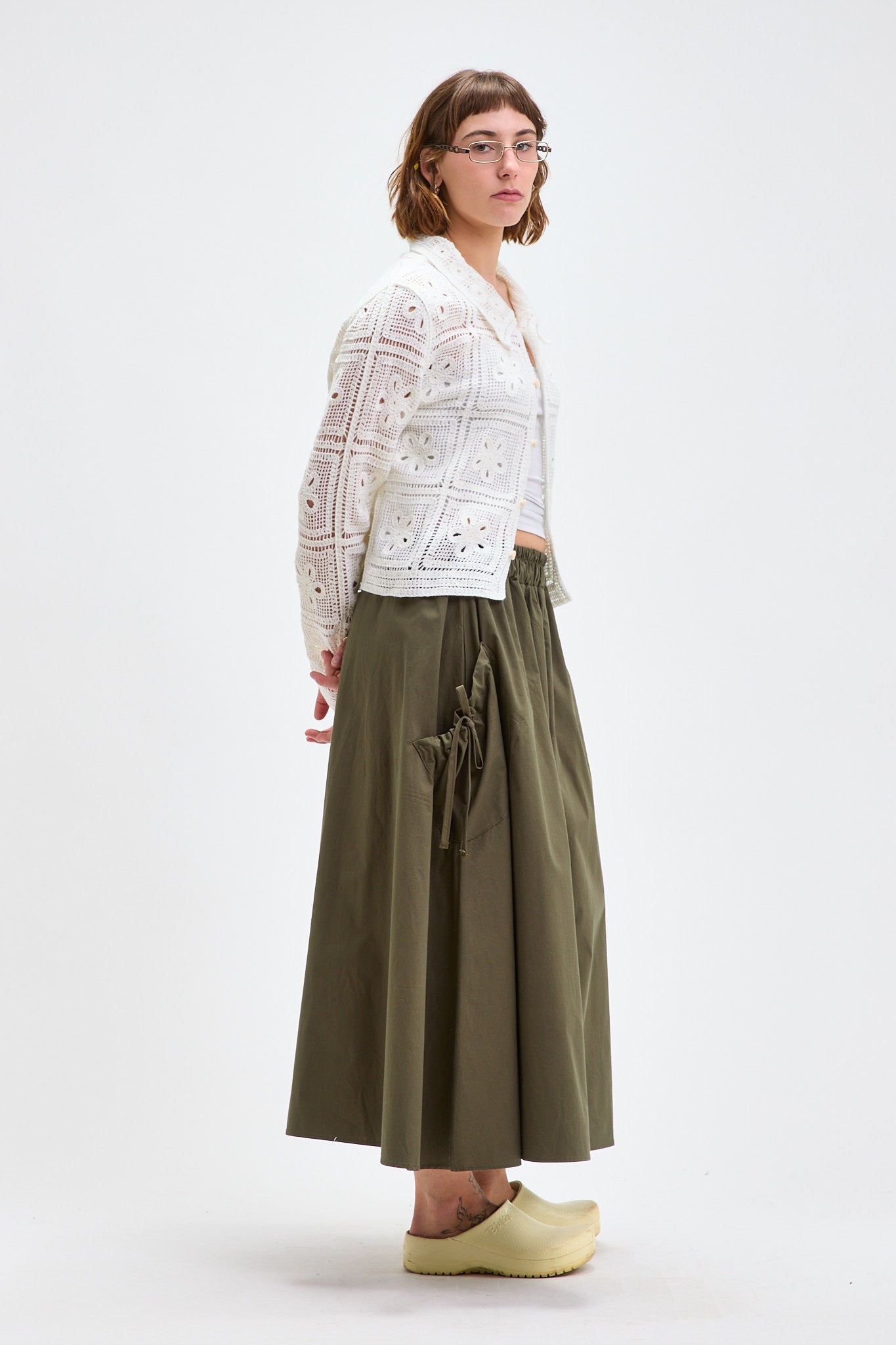 Double Pocket Maxi Skirt