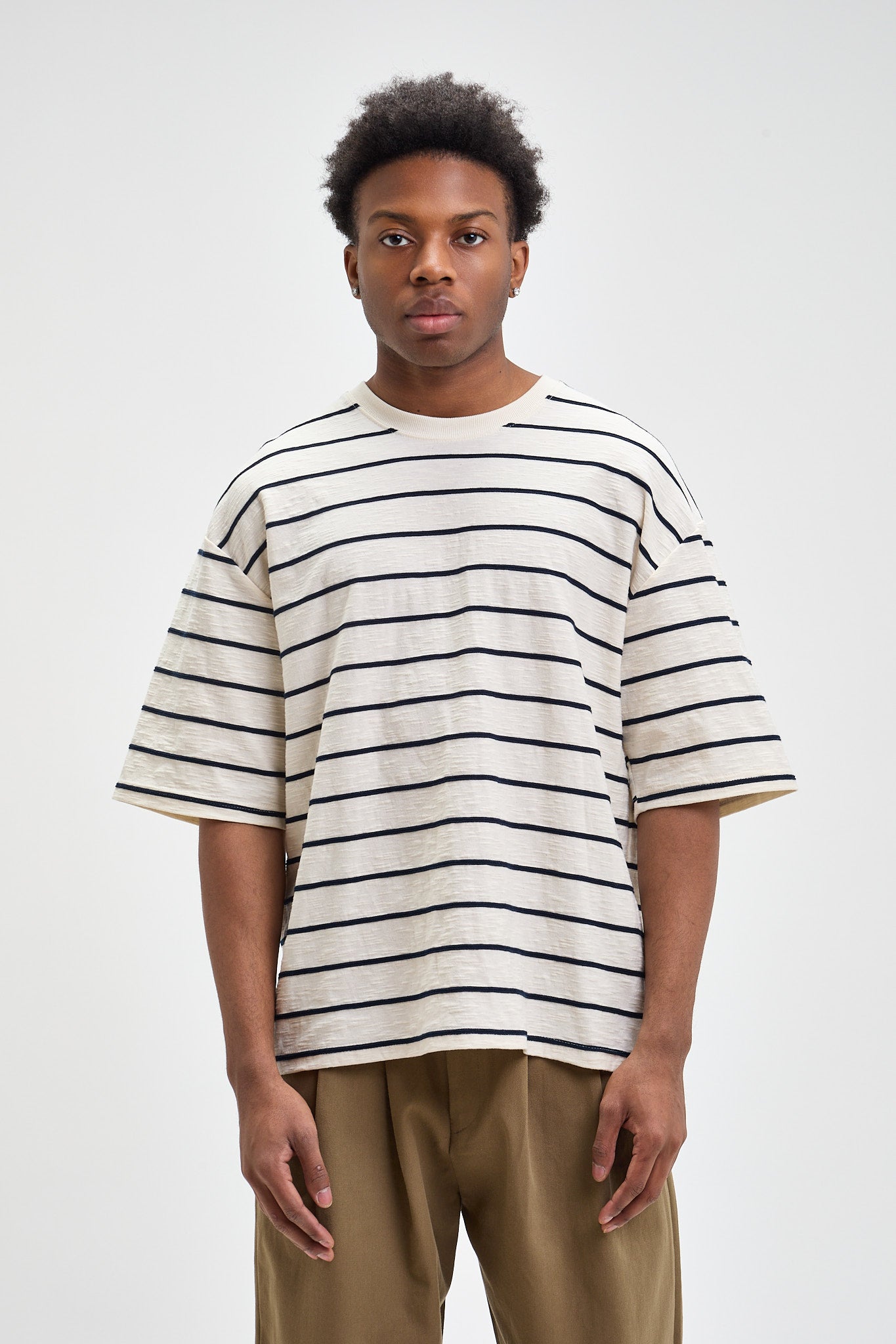 Boxy Striped Tee