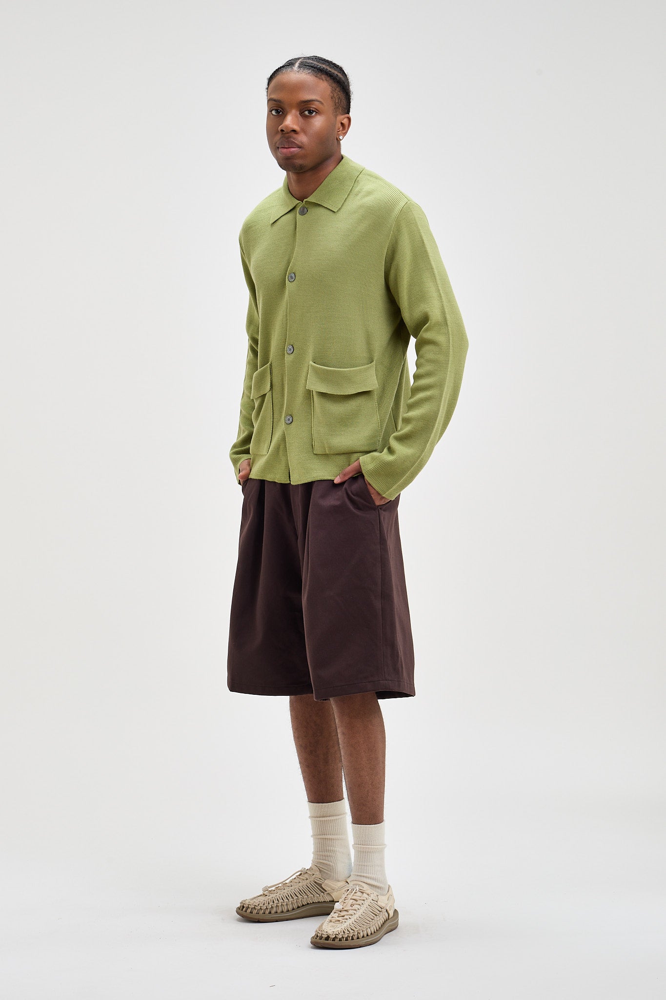 Single Pleated Shorts – Newkid Archive