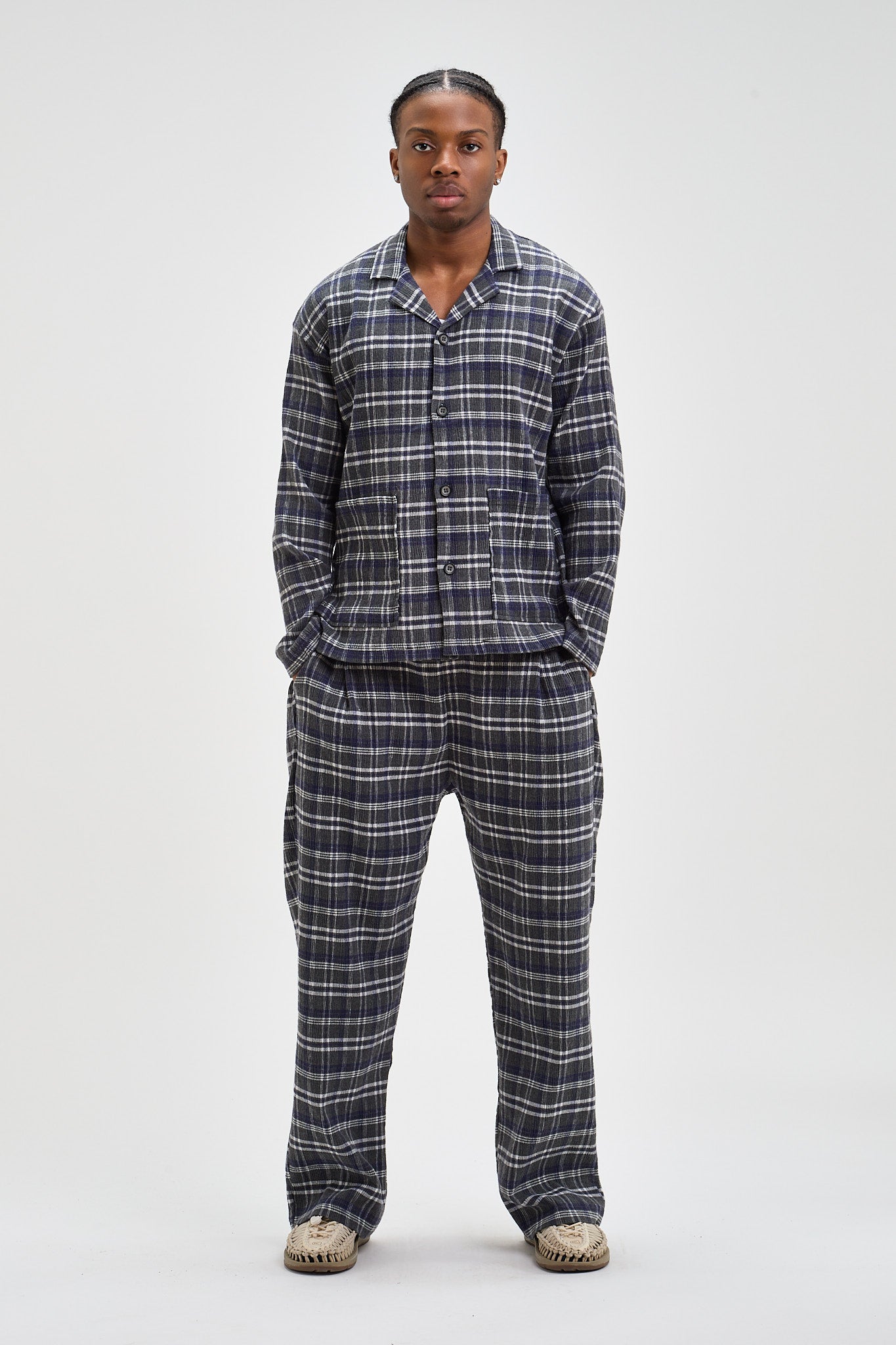 Wrinkle Glencheck Set