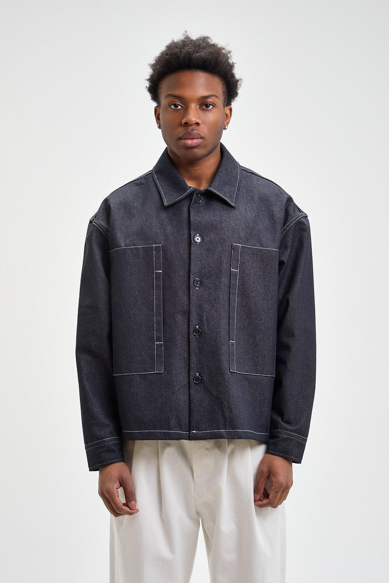 Side Pocket Denim Jacket