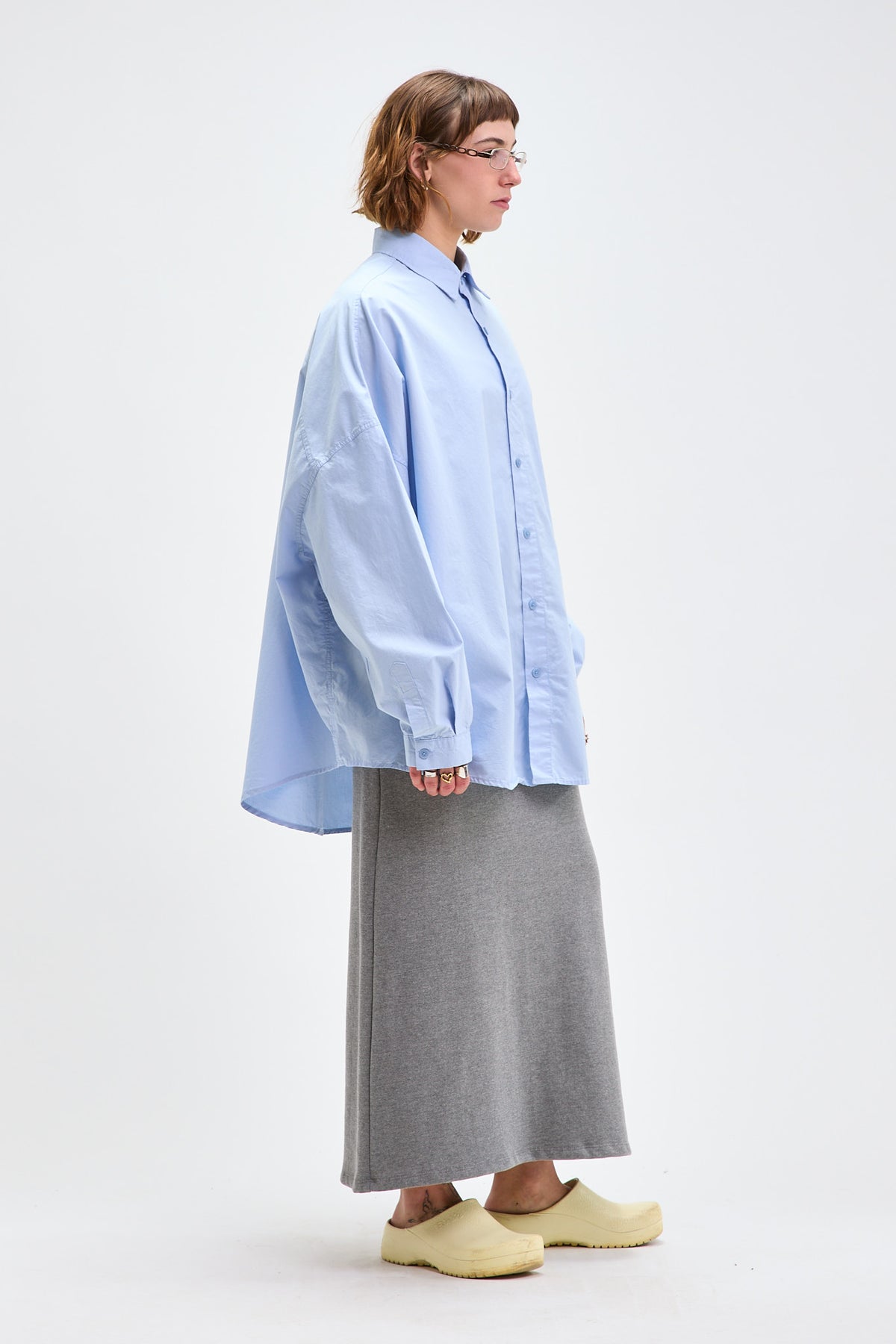 Back Slit Maxi Skirt