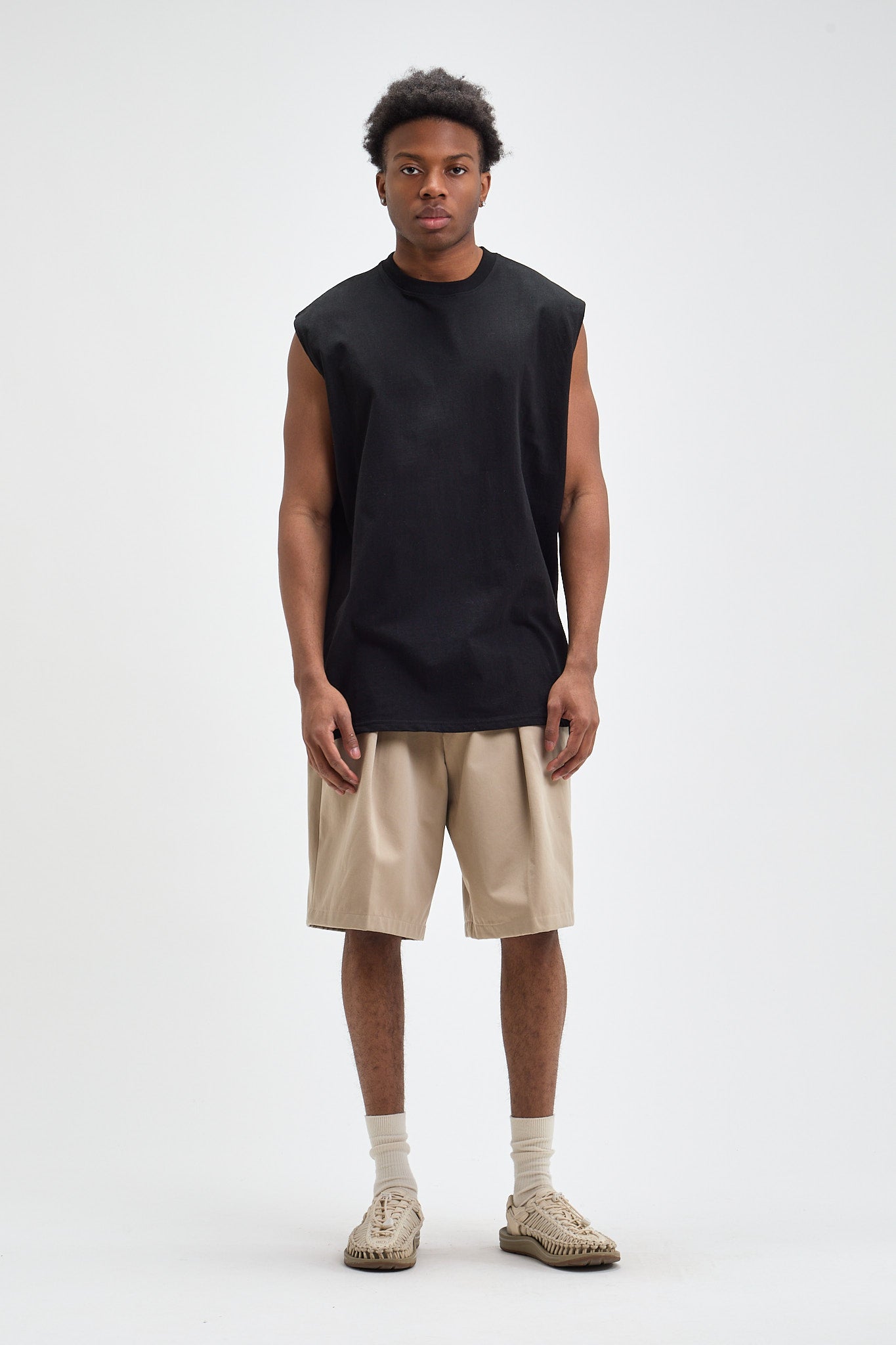 Single Pleated Shorts