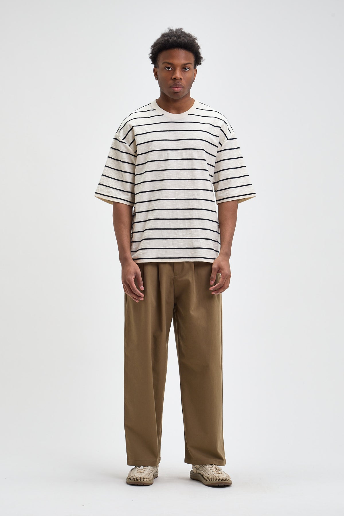 Boxy Striped Tee