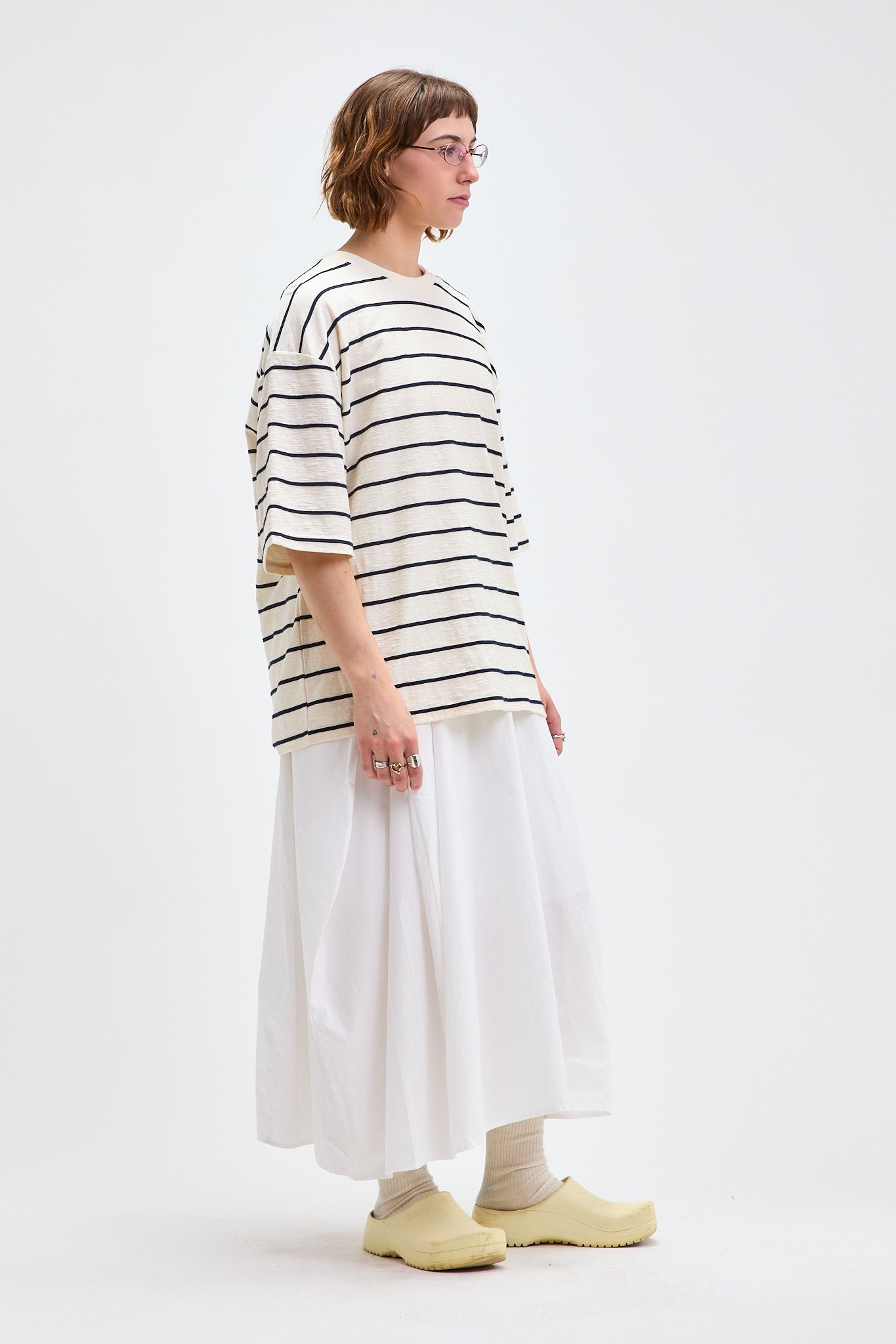 Boxy Striped Tee
