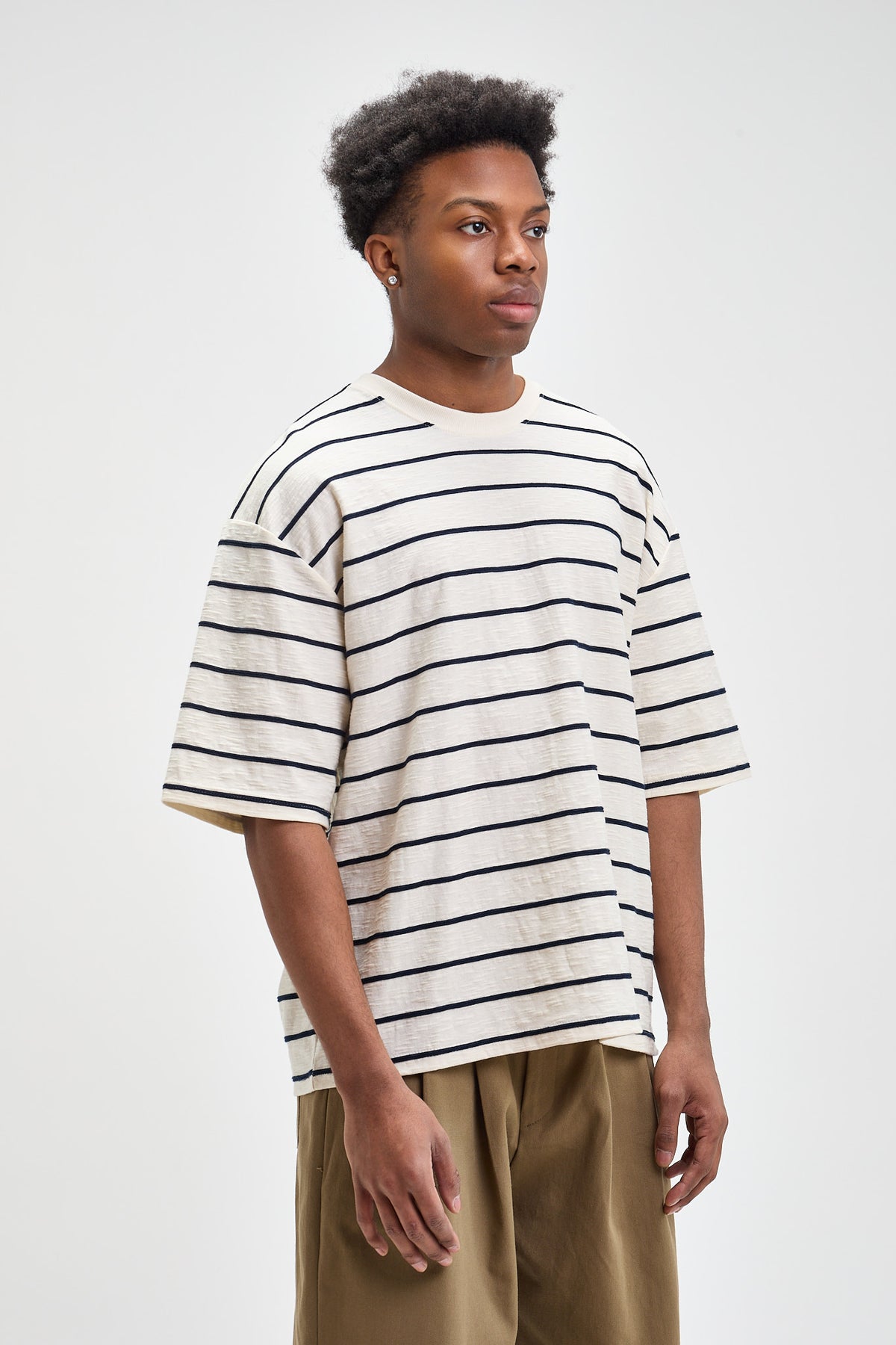 Boxy Striped Tee