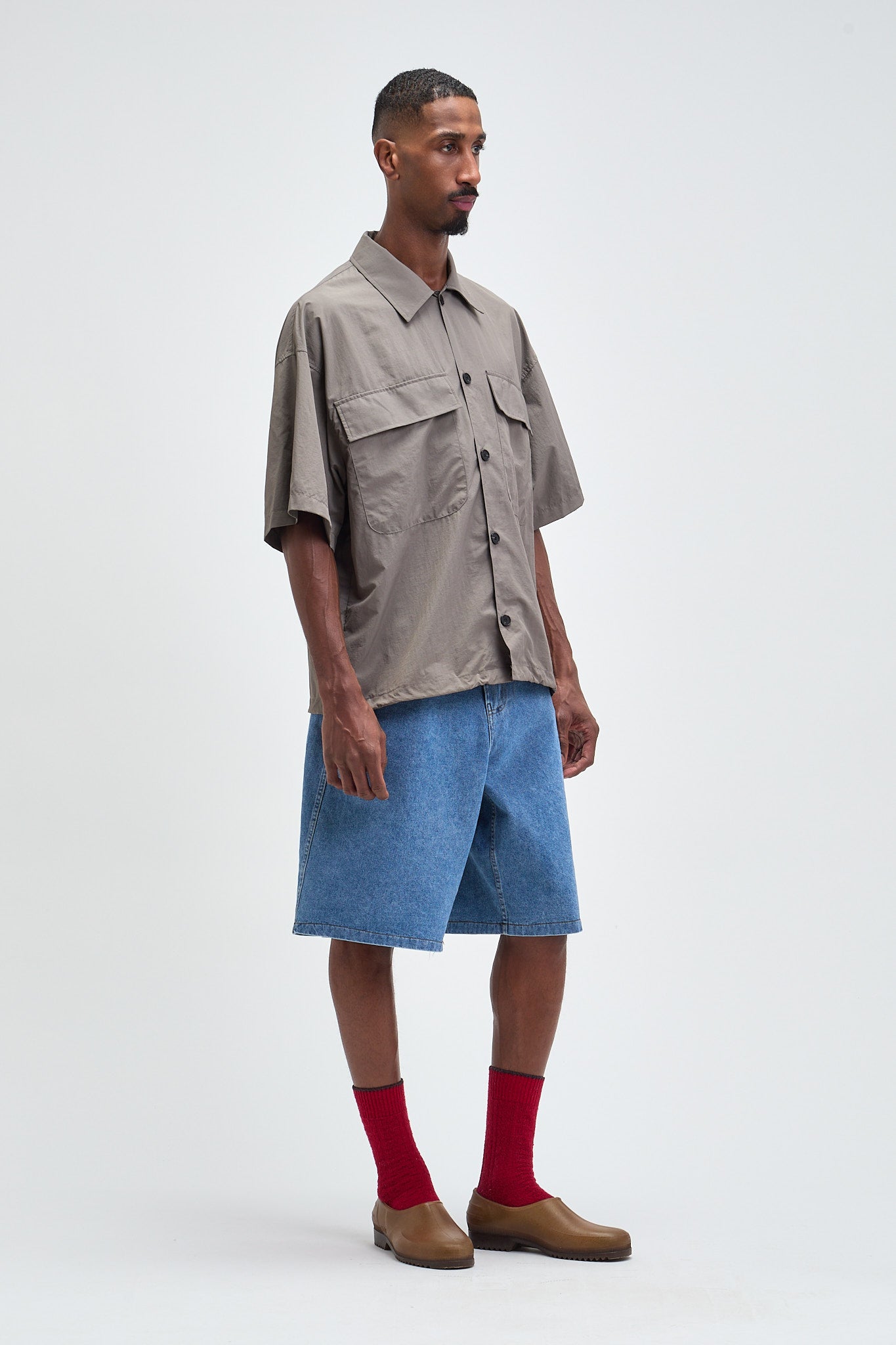 Chemise en nylon convertible