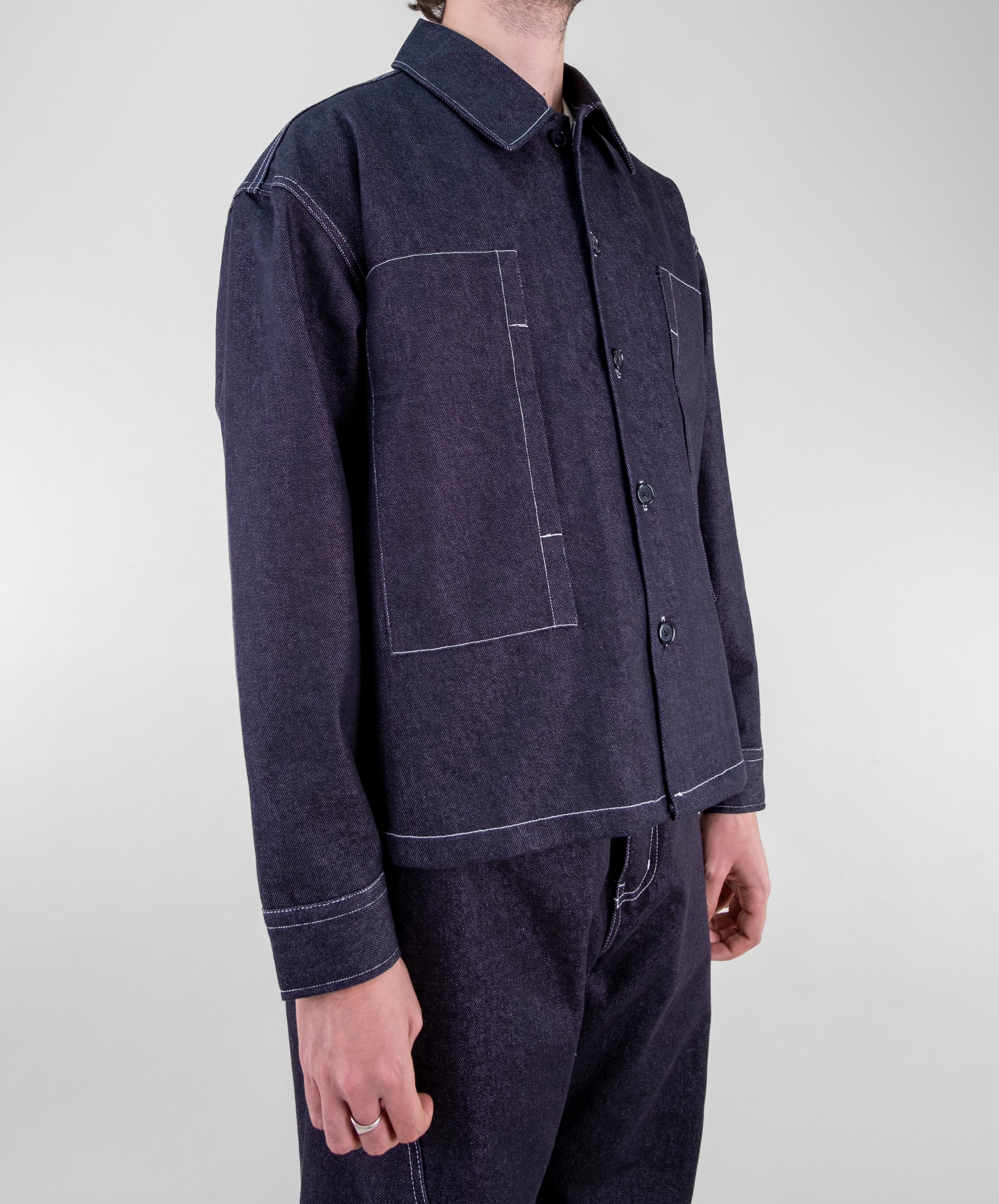 Side Pocket Denim Jacket