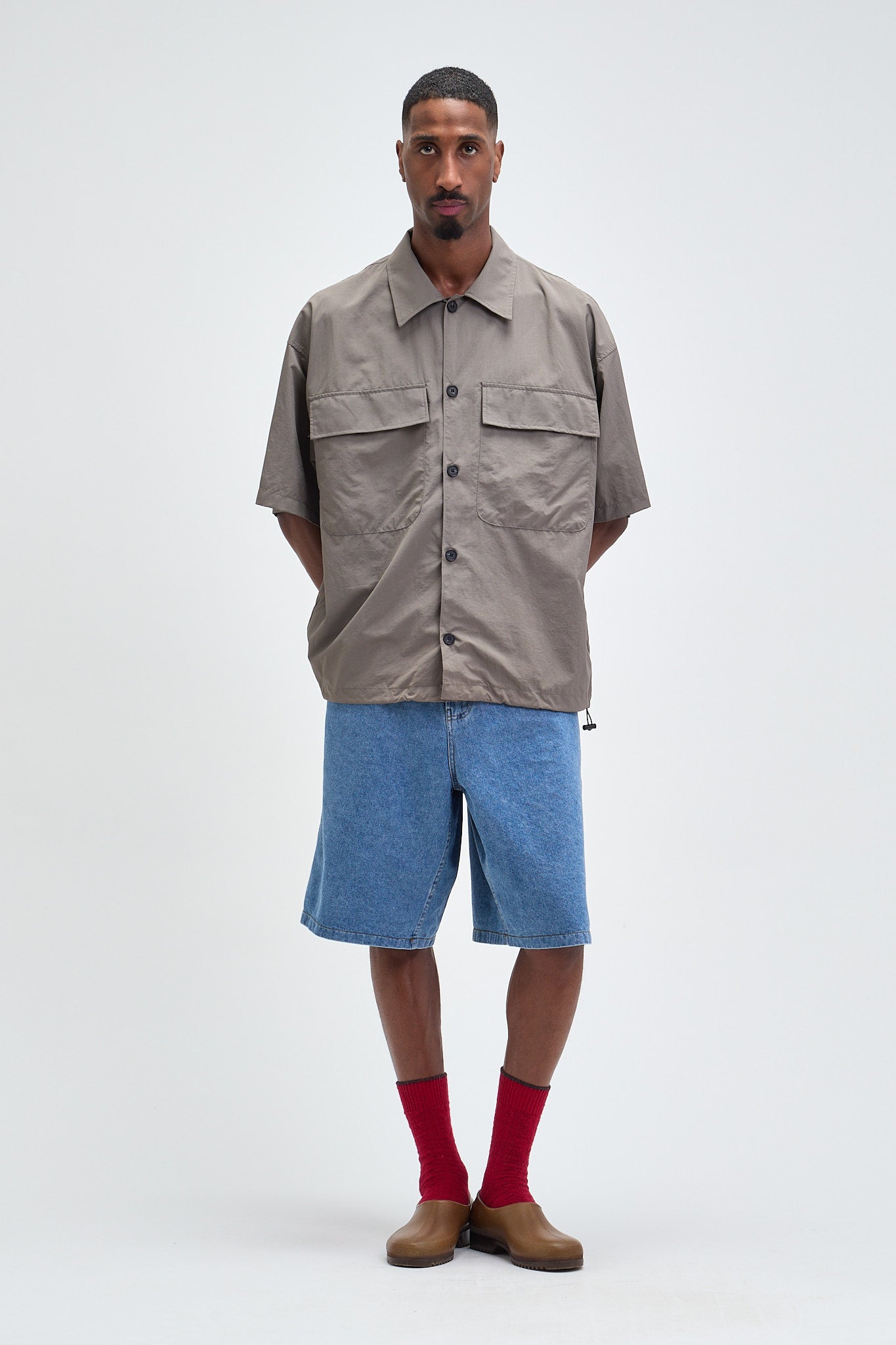Convertible Nylon Shirt