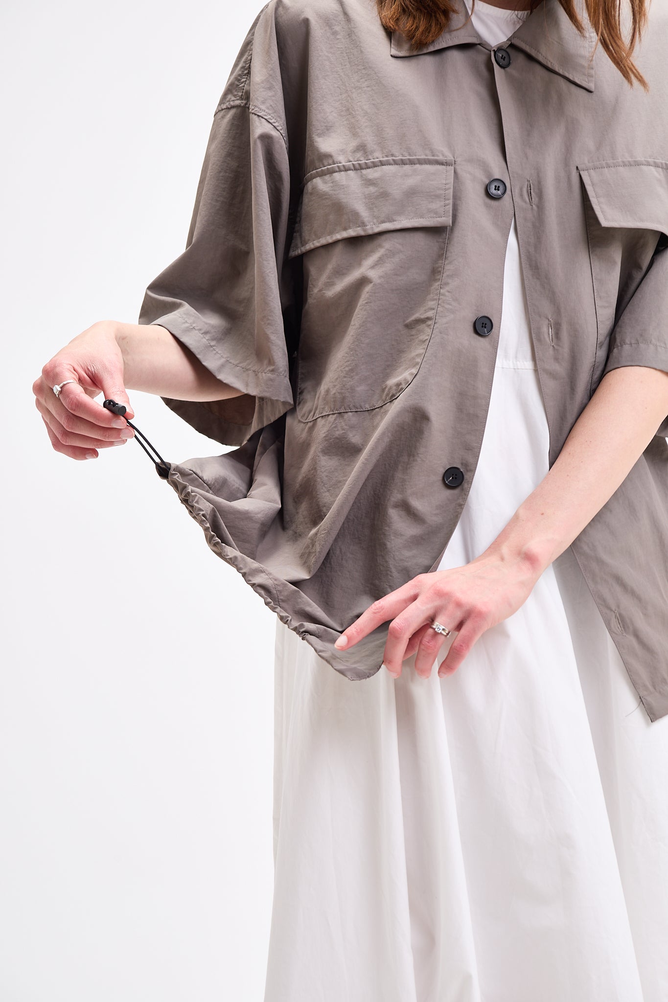 Convertible Nylon Shirt