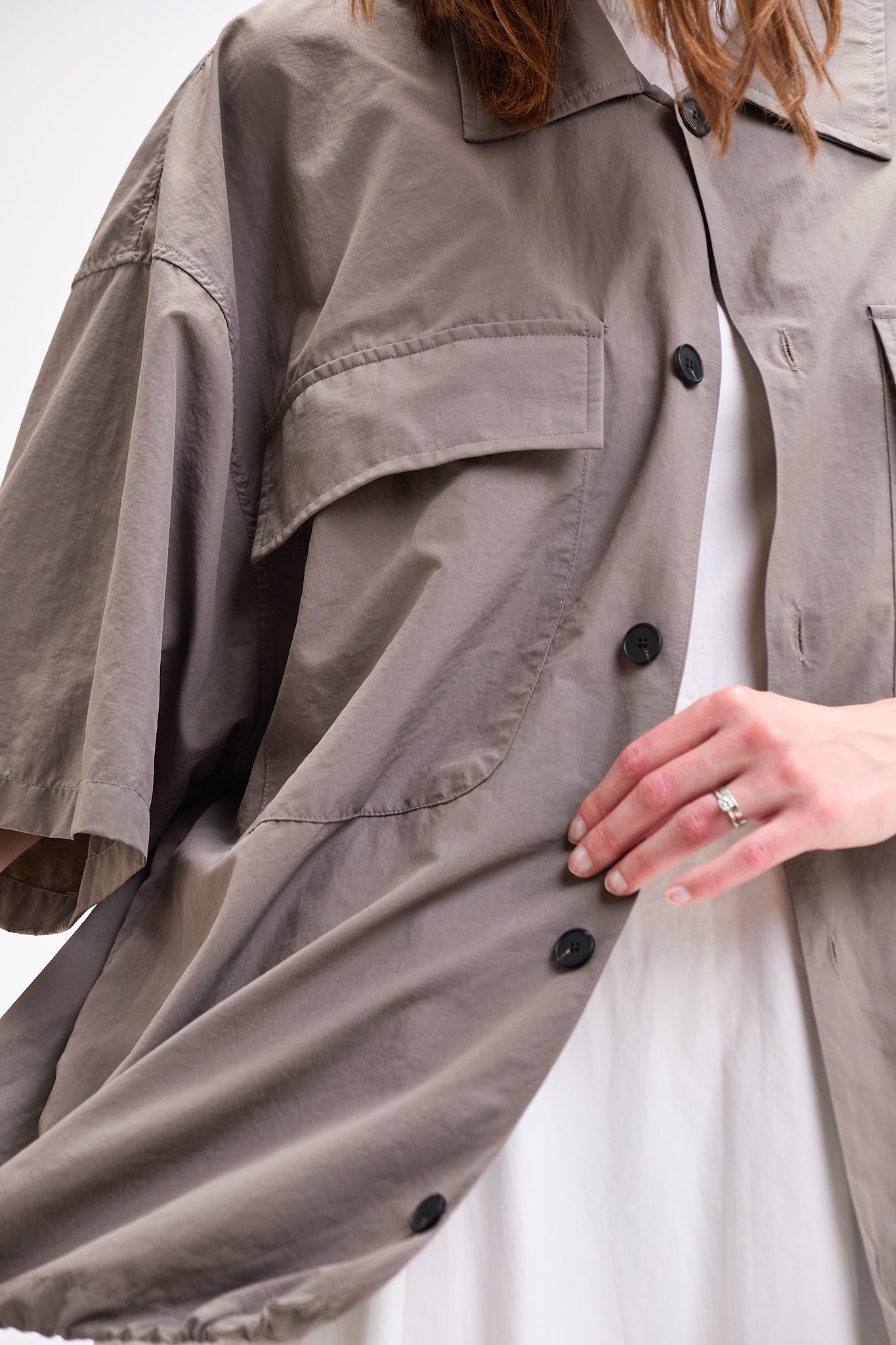 Convertible Nylon Shirt