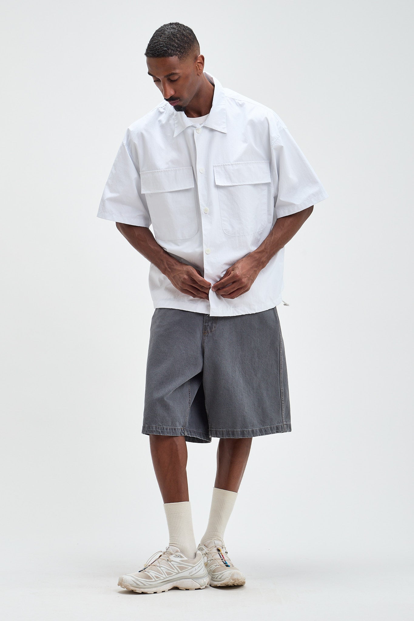 Wide Denim Shorts – Newkid Archive