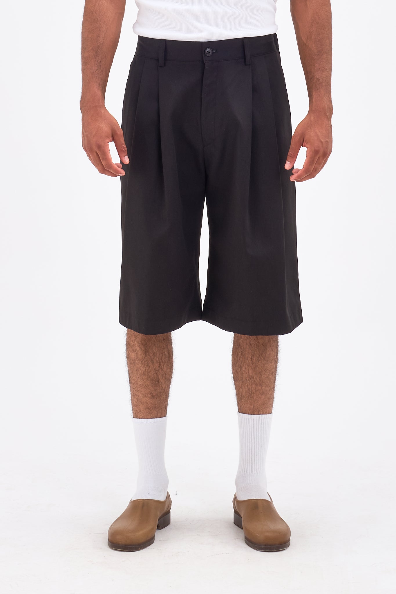Short à double plis