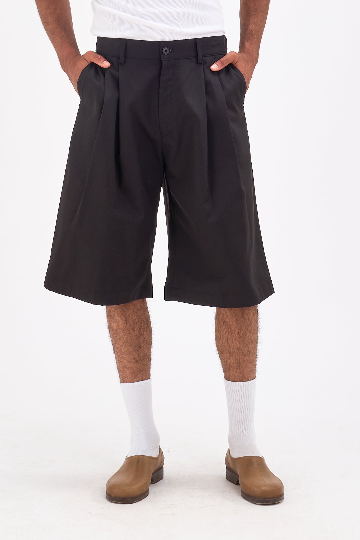 Double Pleated Shorts