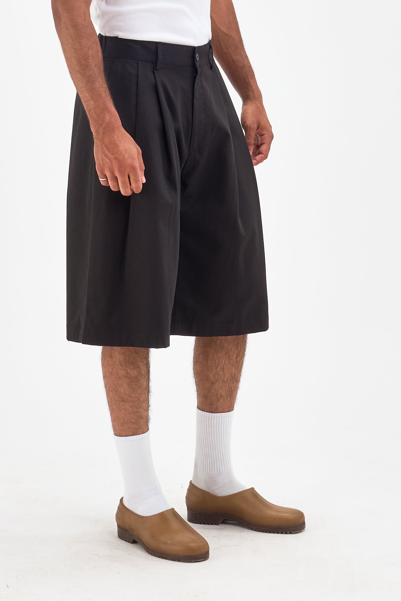 Double Pleated Shorts