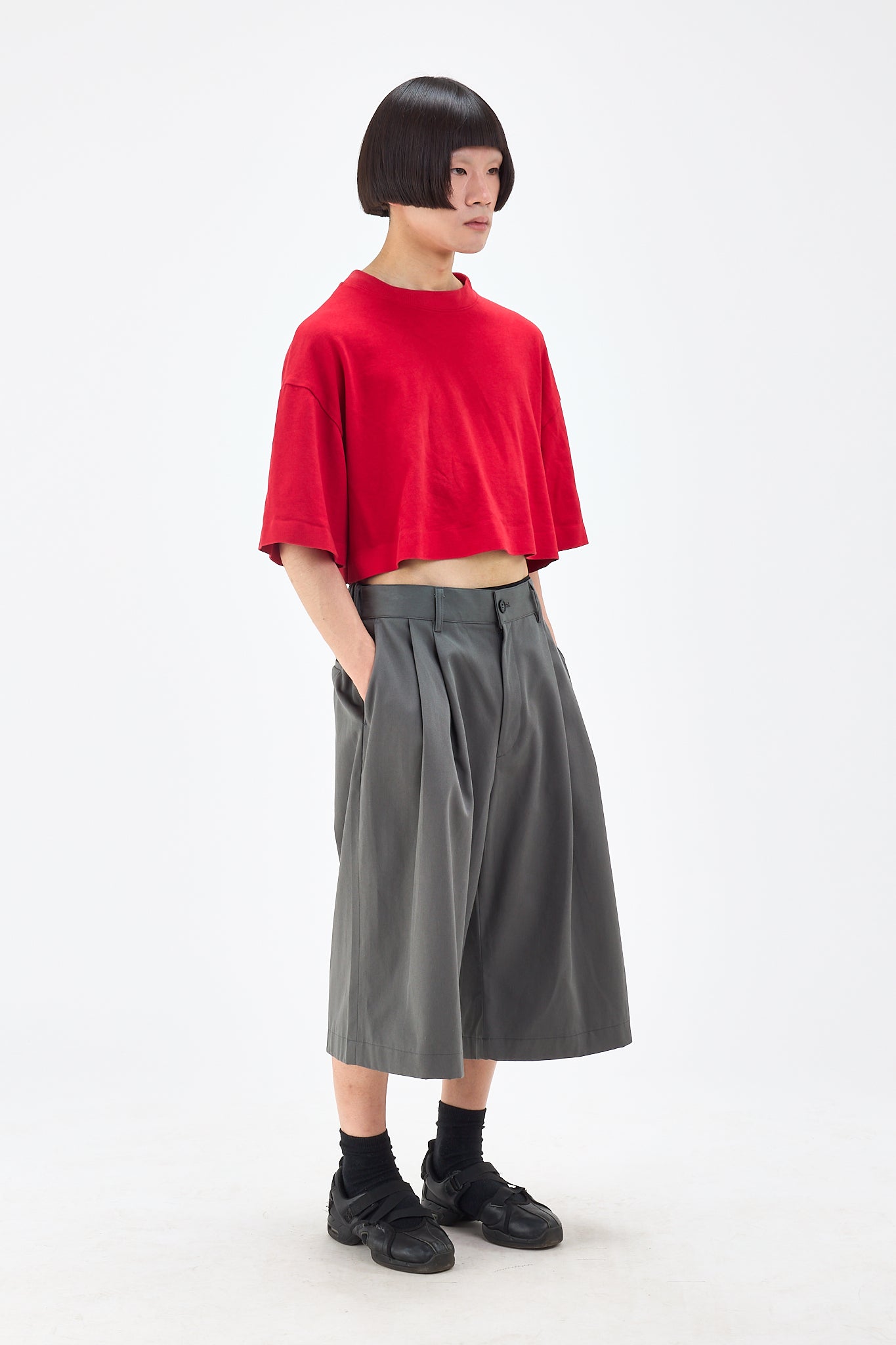 Double Pleated Shorts