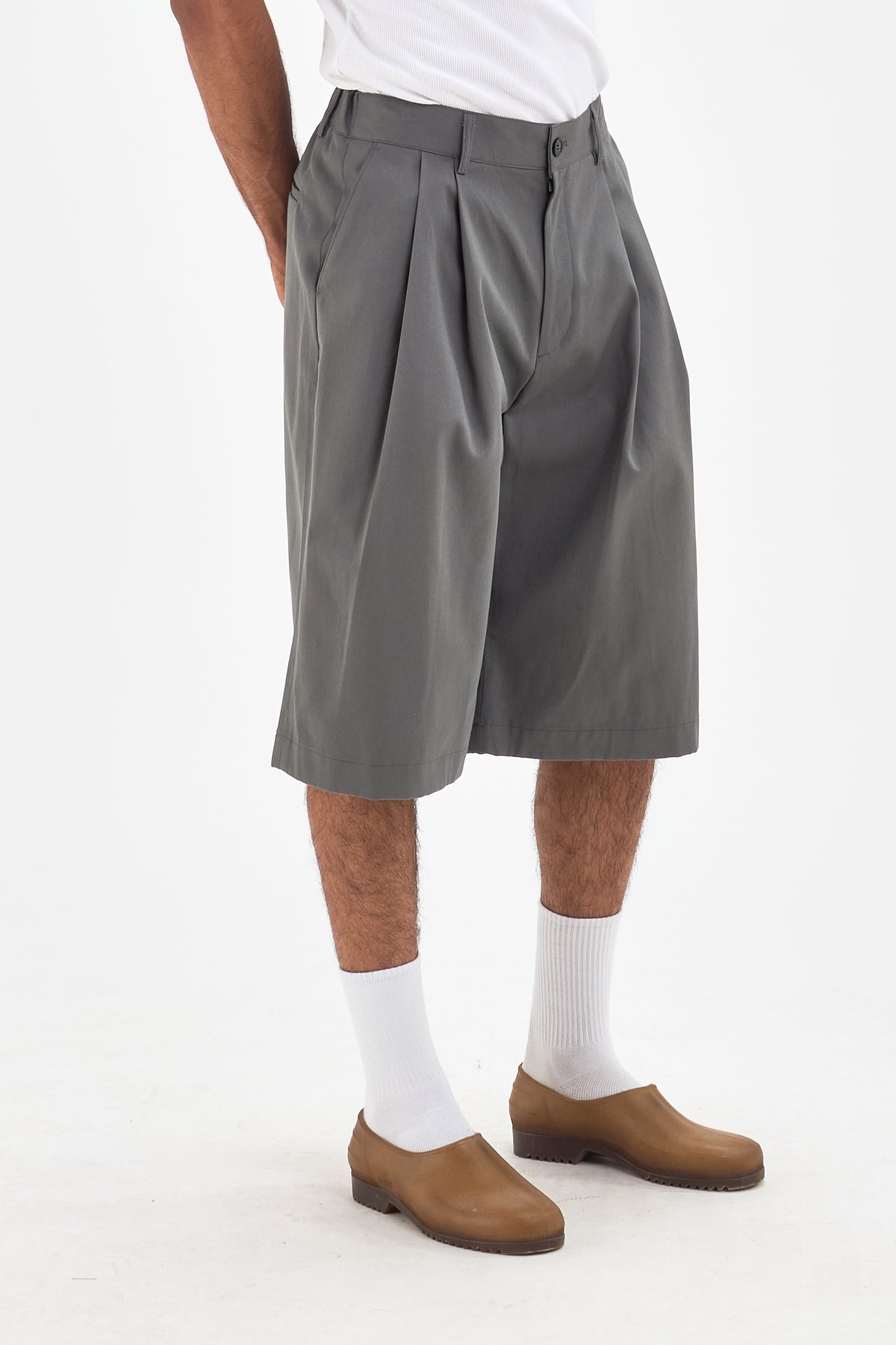 Double Pleated Shorts