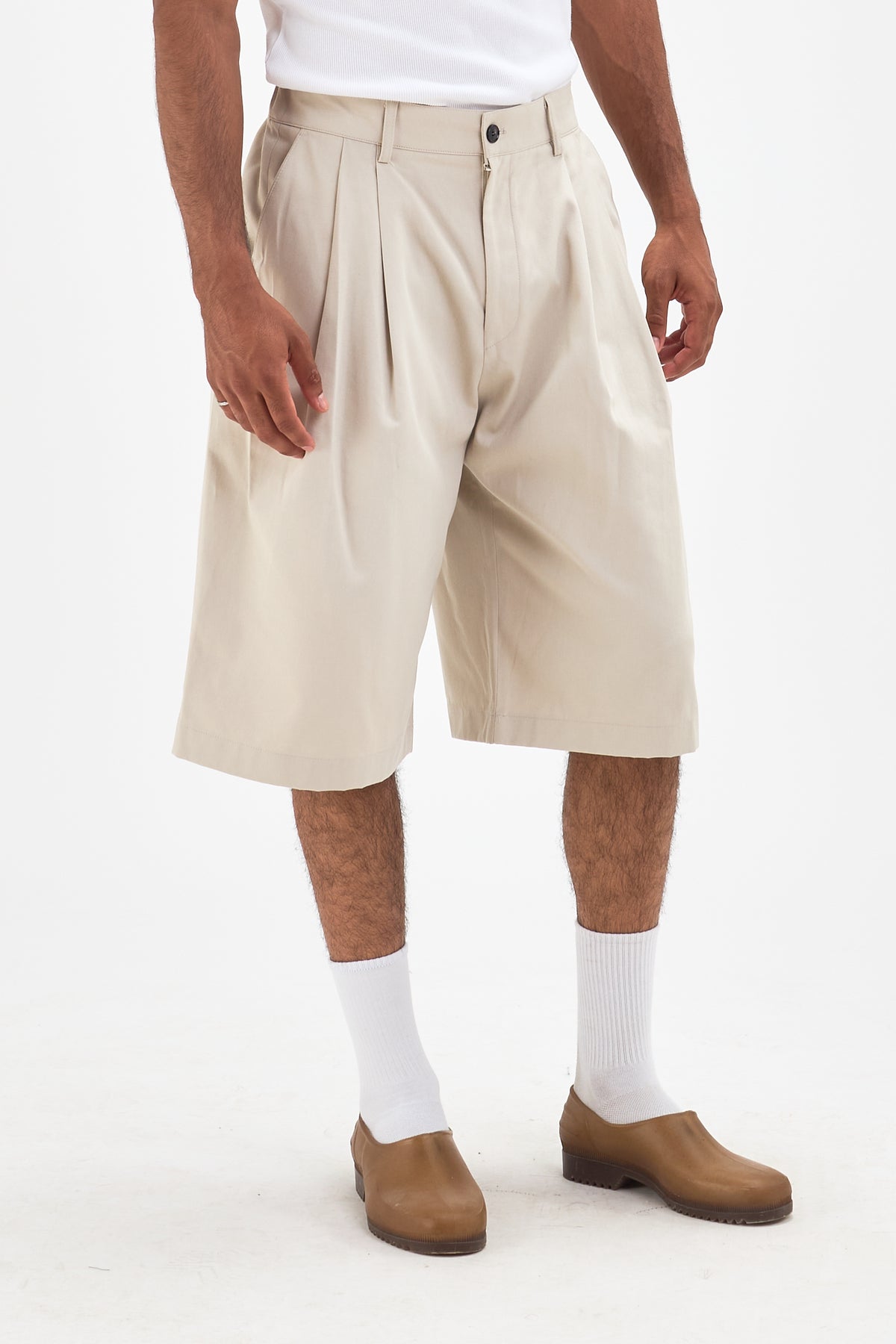 Double Pleated Shorts