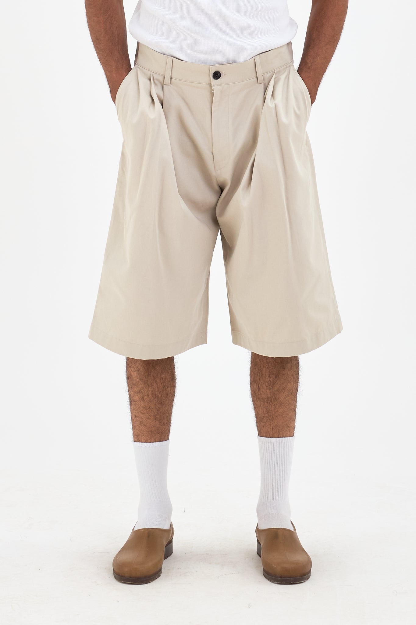 Double Pleated Shorts