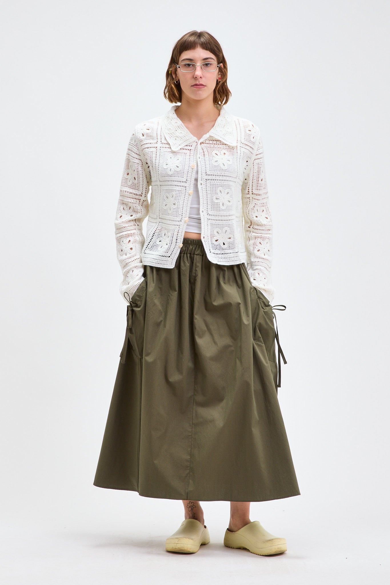 Double Pocket Maxi Skirt