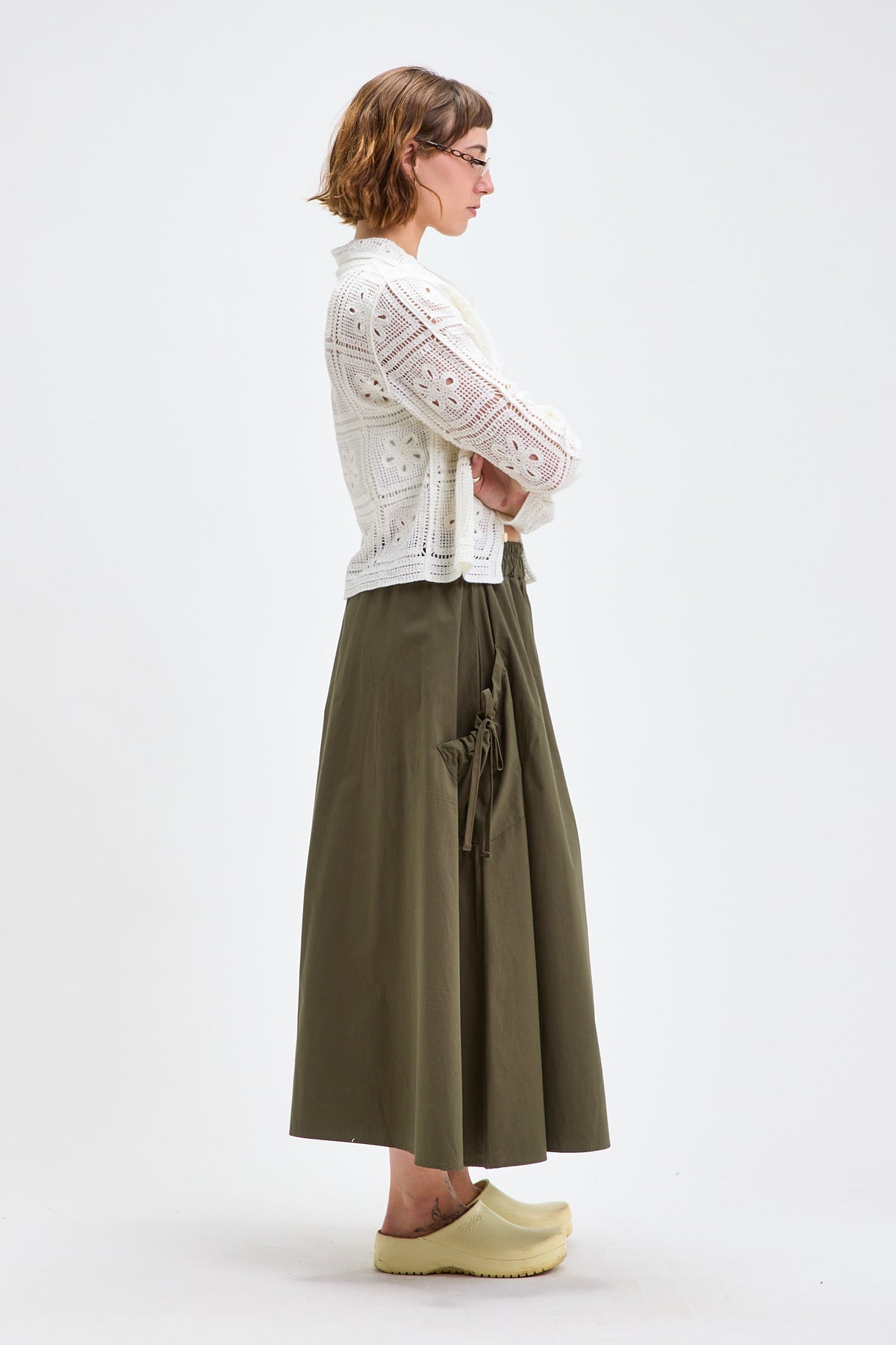 Double Pocket Maxi Skirt