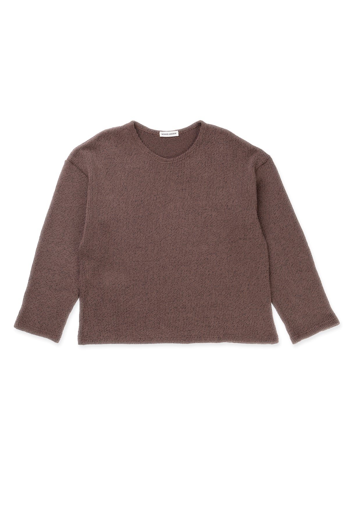 Dropped Shoulder Knit Sweater