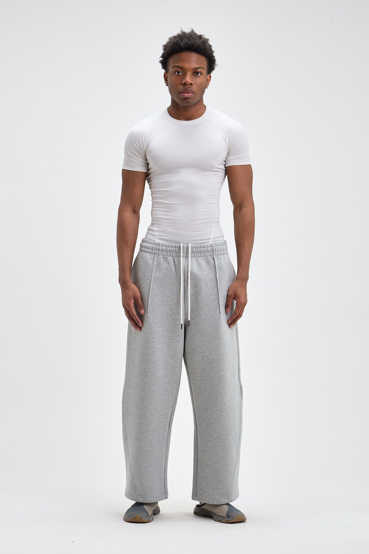 Pantalon de jogging en molleton feutrée