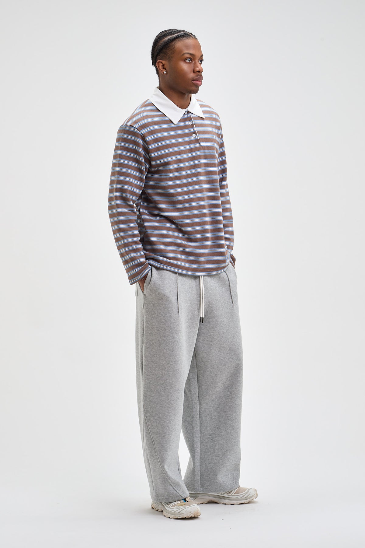 Pantalon de jogging en molleton feutrée