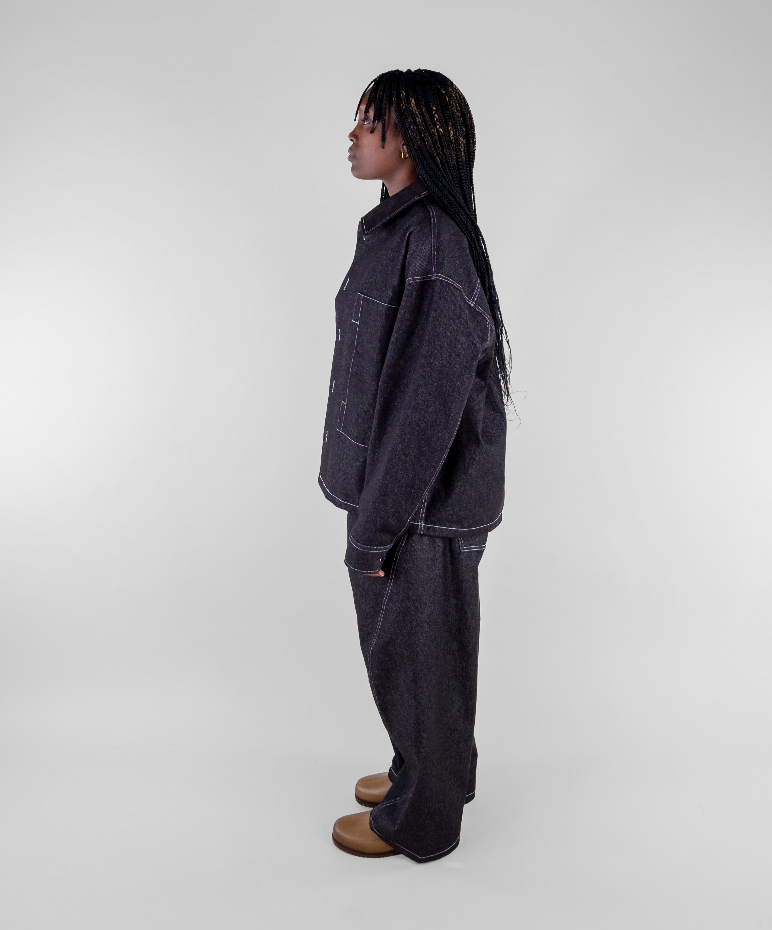 Side Pocket Denim Jacket