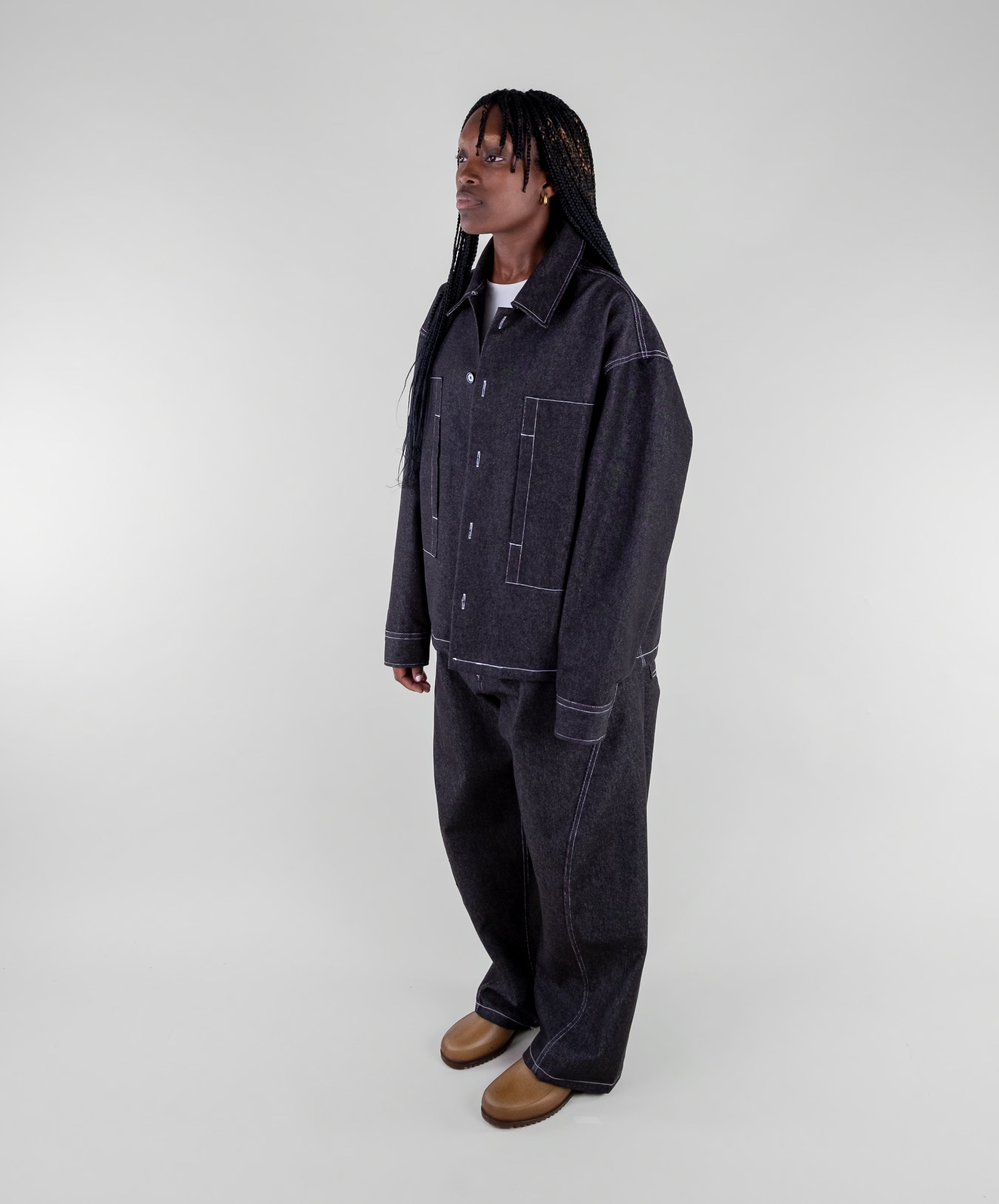 Side Pocket Denim Jacket