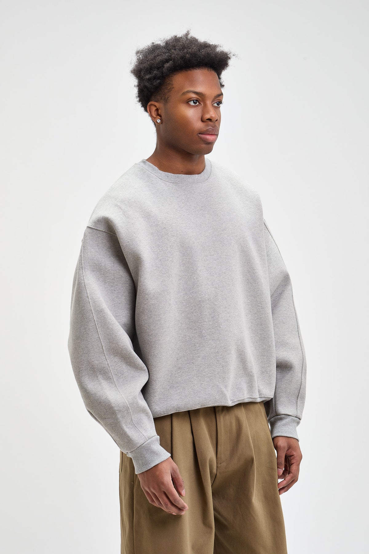 Heavyweight Cotton Balloon Sweater