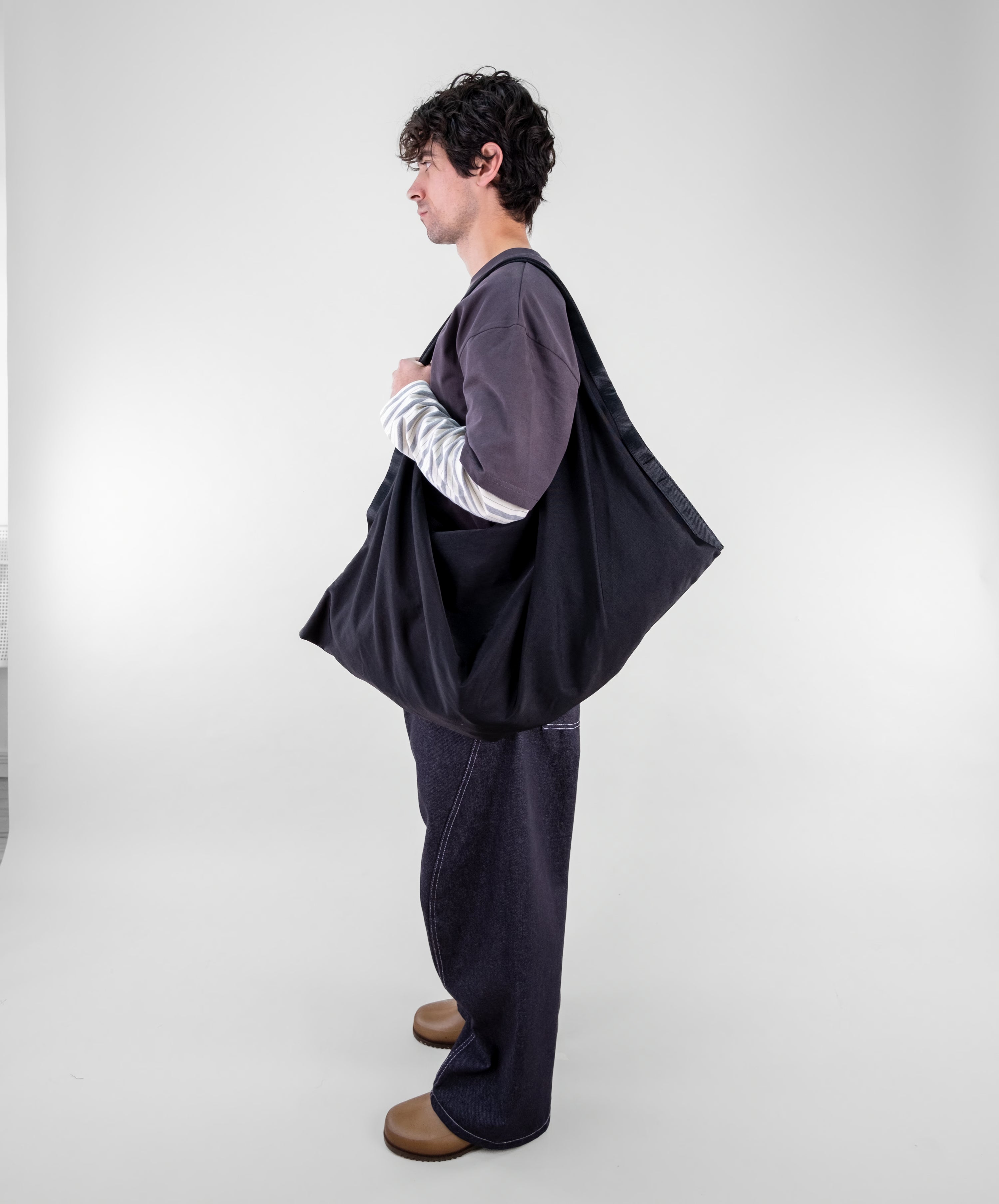 Layered Stripe Sleeve T-Shirt