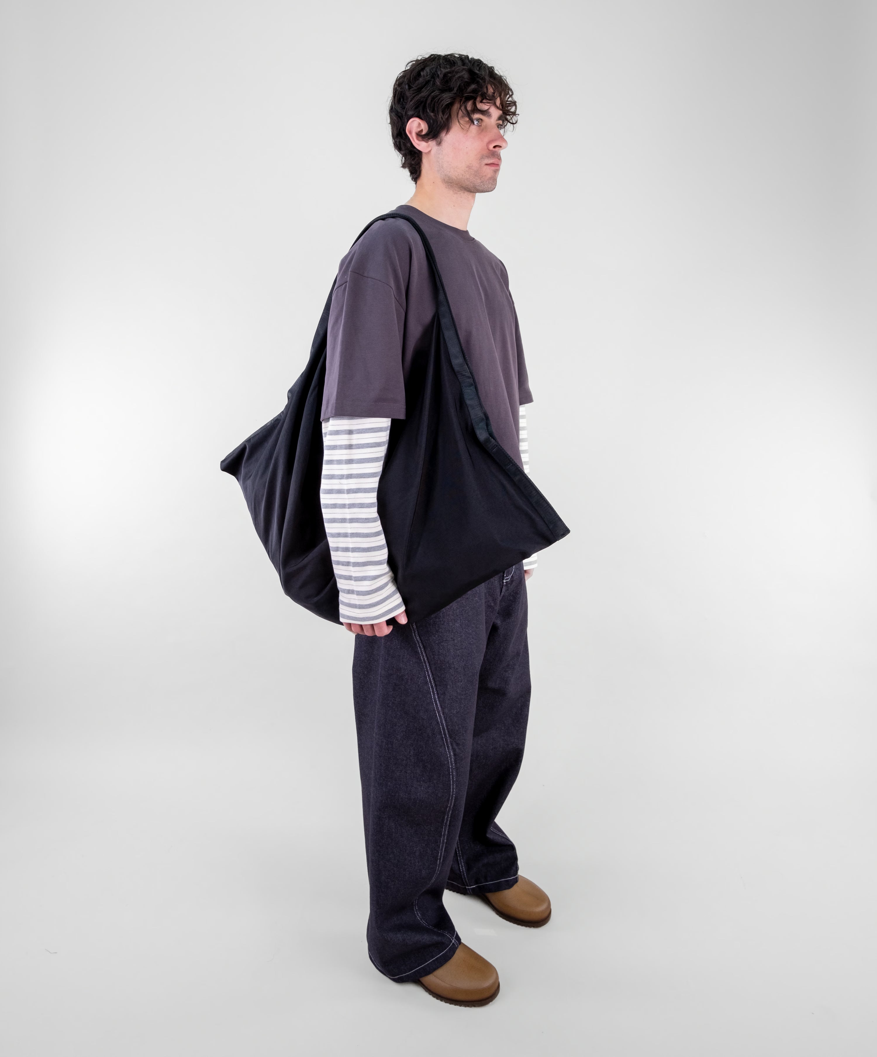 Layered Stripe Sleeve T-Shirt