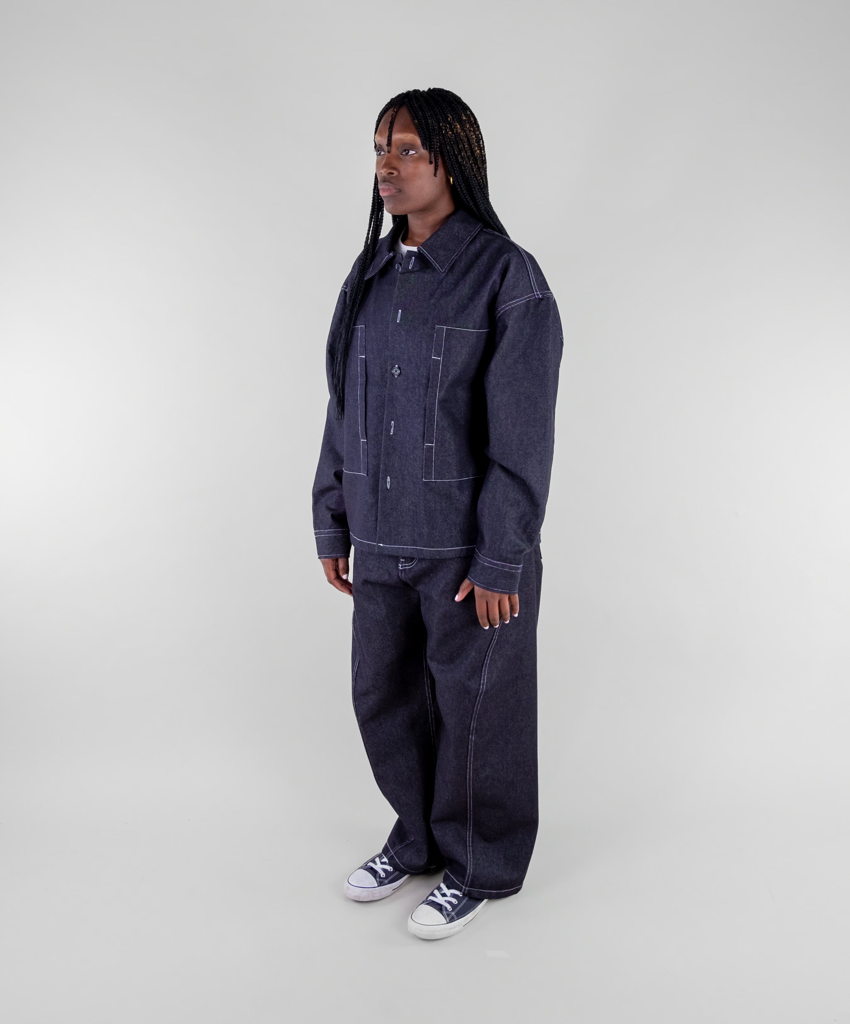 Side Pocket Denim Jacket