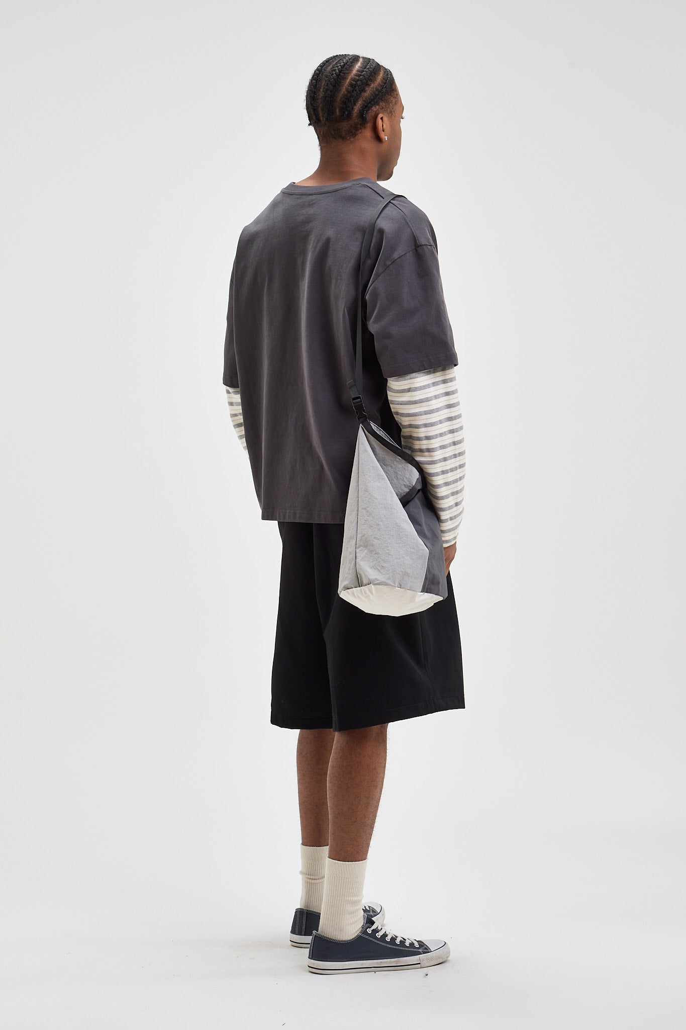Layered Stripe Sleeve T-Shirt