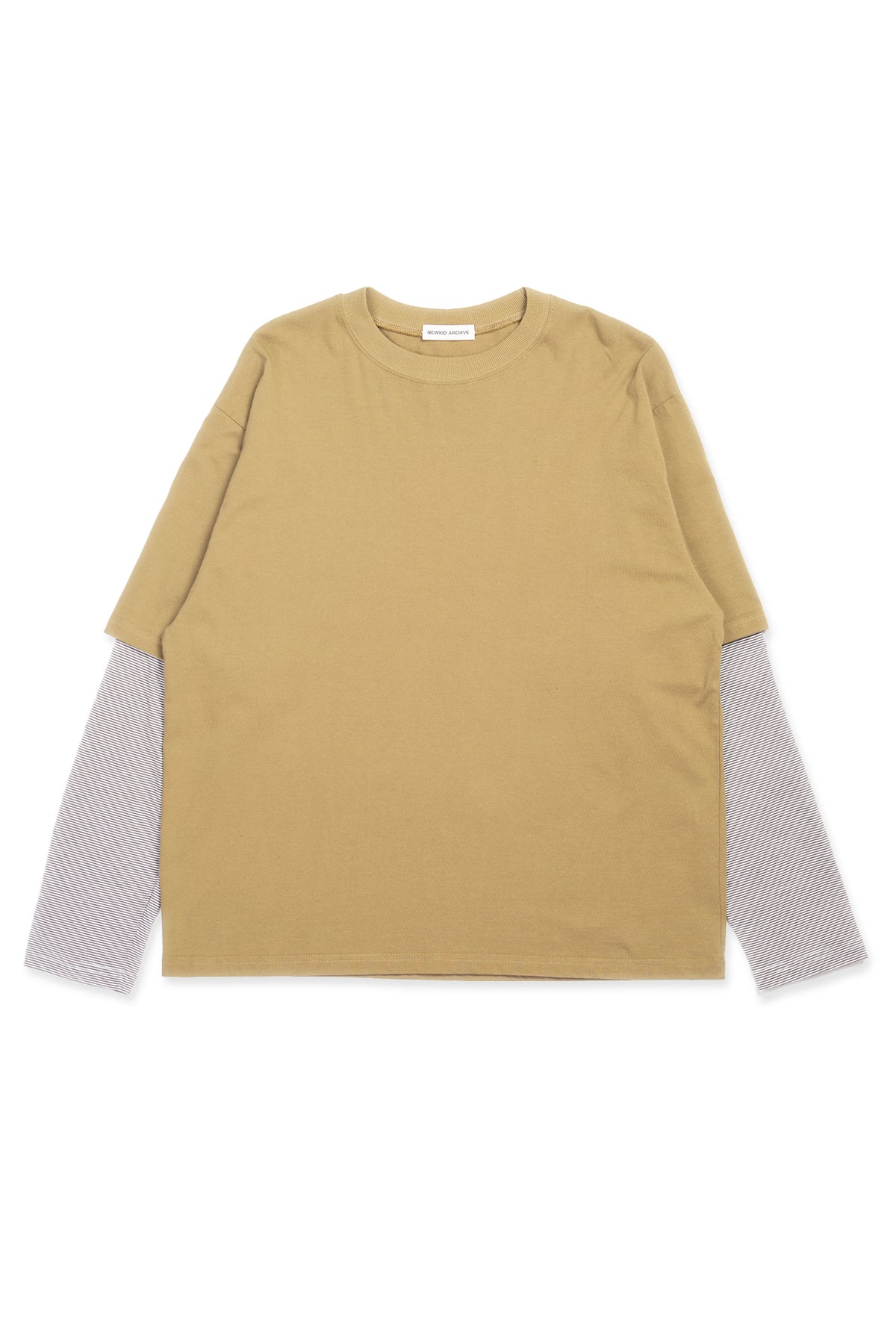 Layered Stripe Sleeve T-Shirt