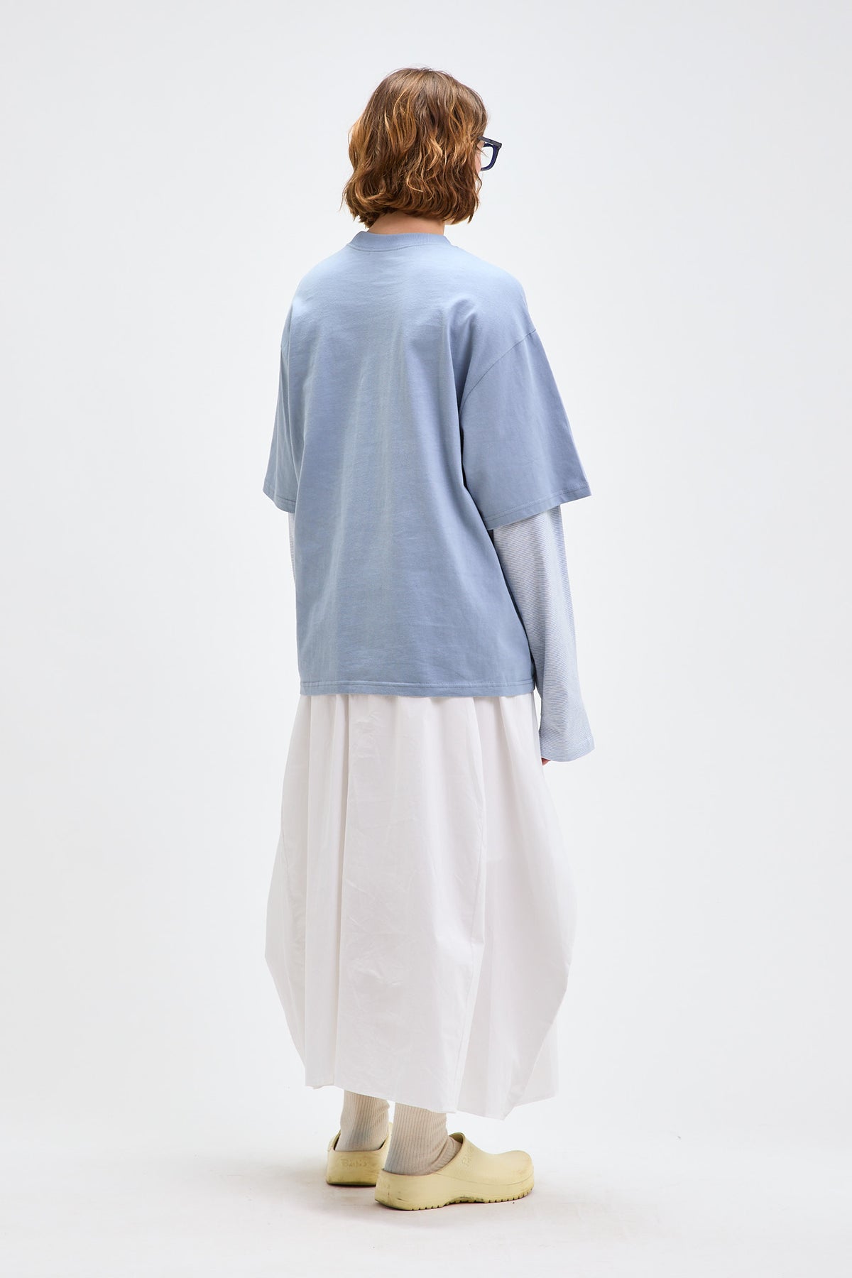 Layered Stripe Sleeve T-Shirt