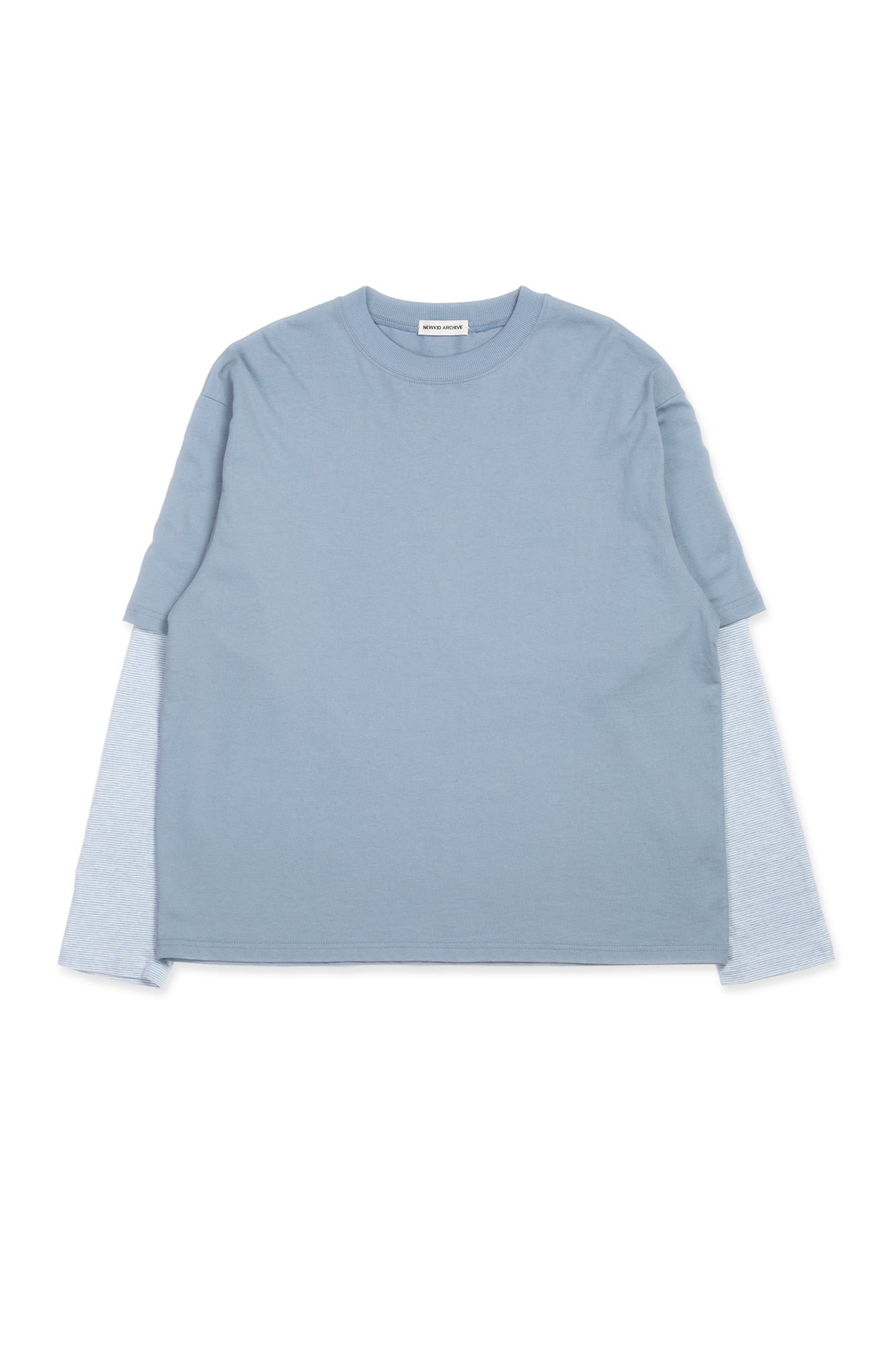 Layered Stripe Sleeve T-Shirt