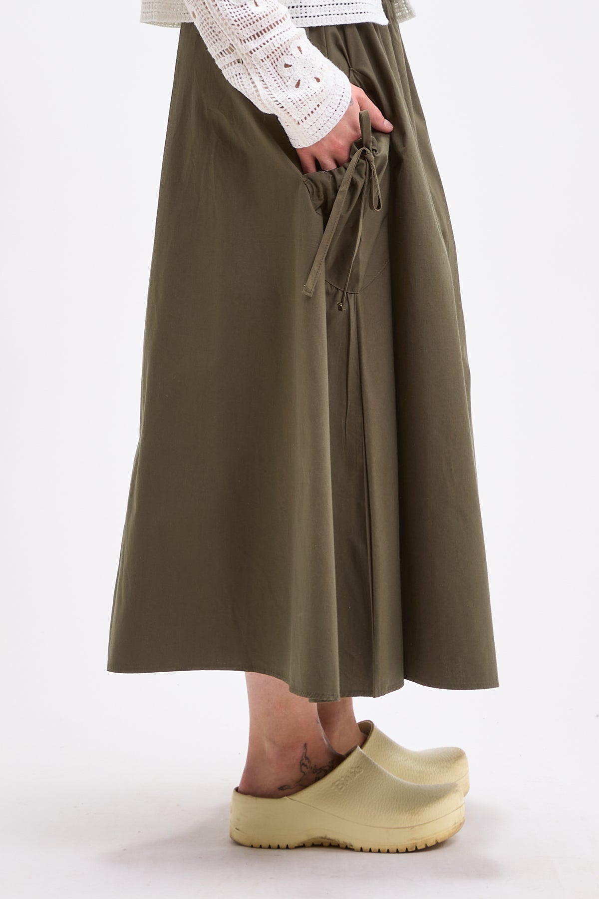 Double Pocket Maxi Skirt