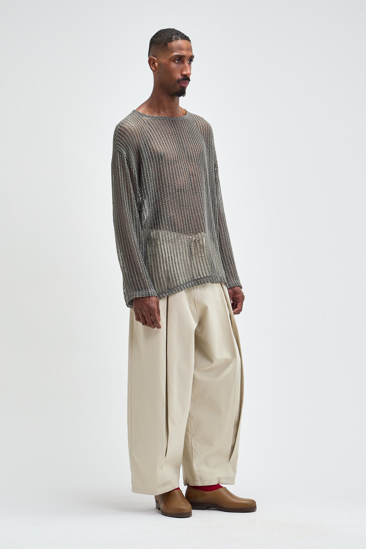 Mesh Long Sleeve Tee