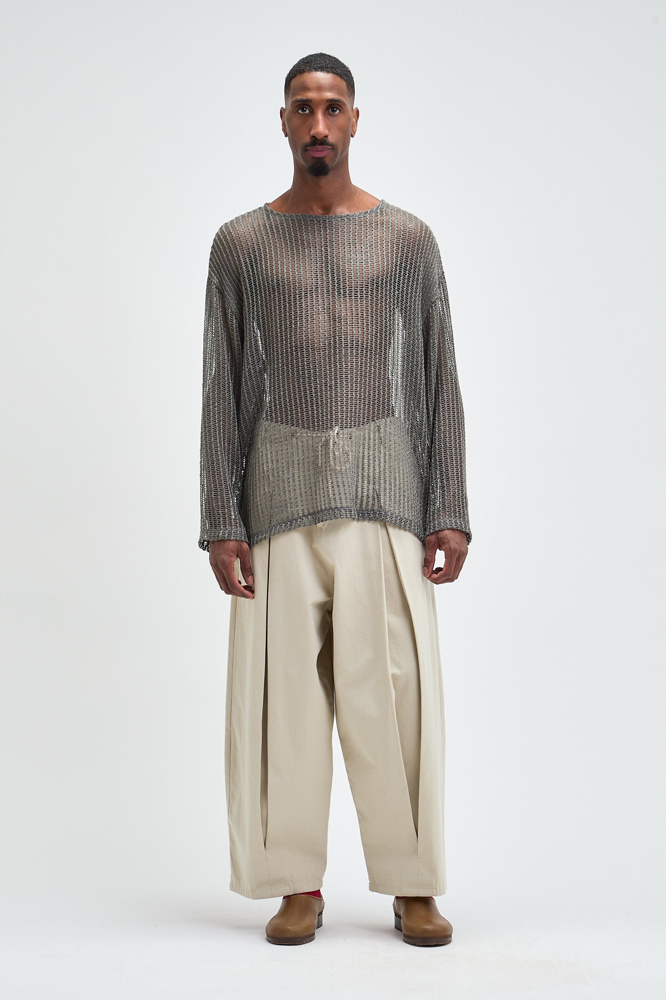 Mesh Long Sleeve Tee
