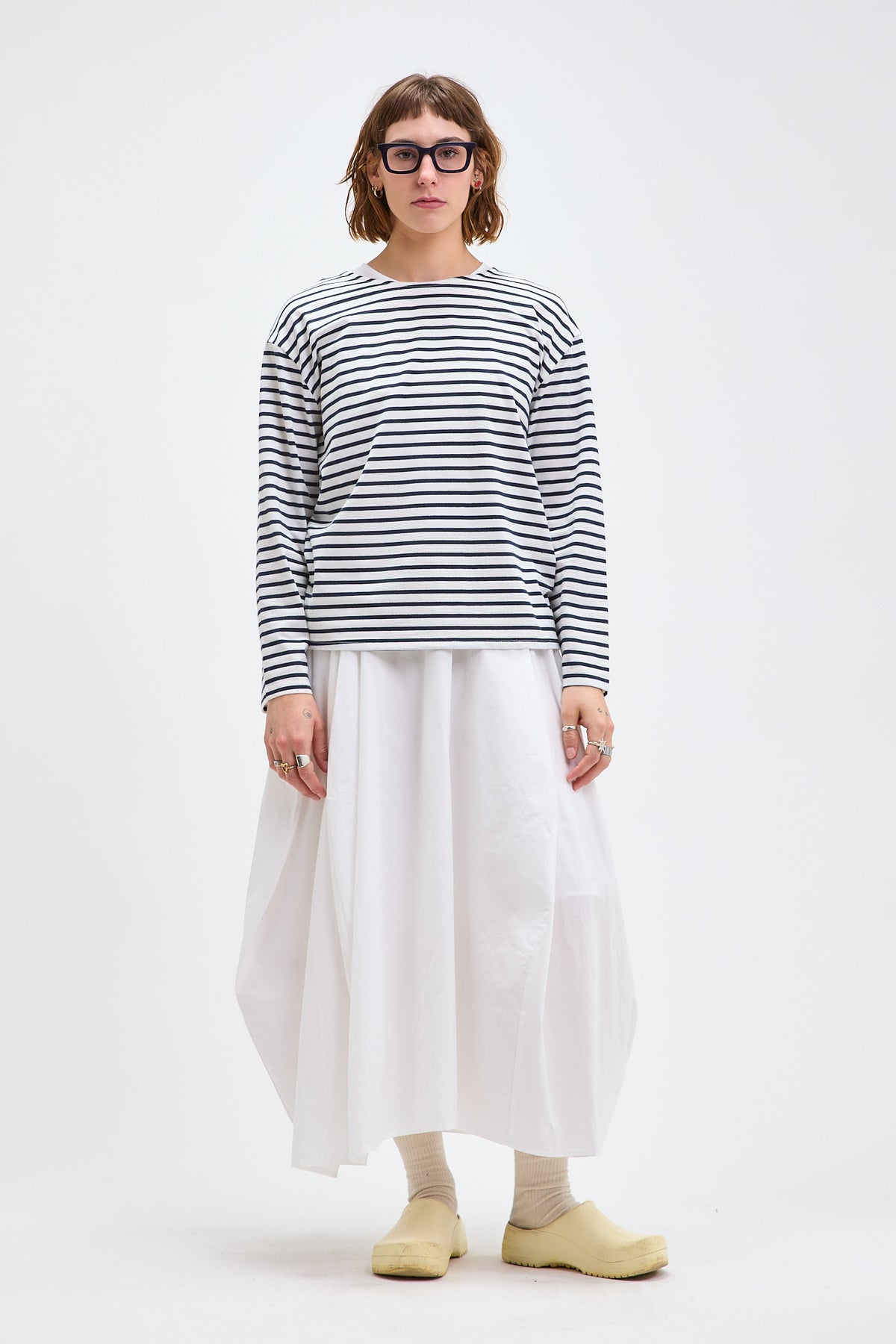 T-shirt rayé marine