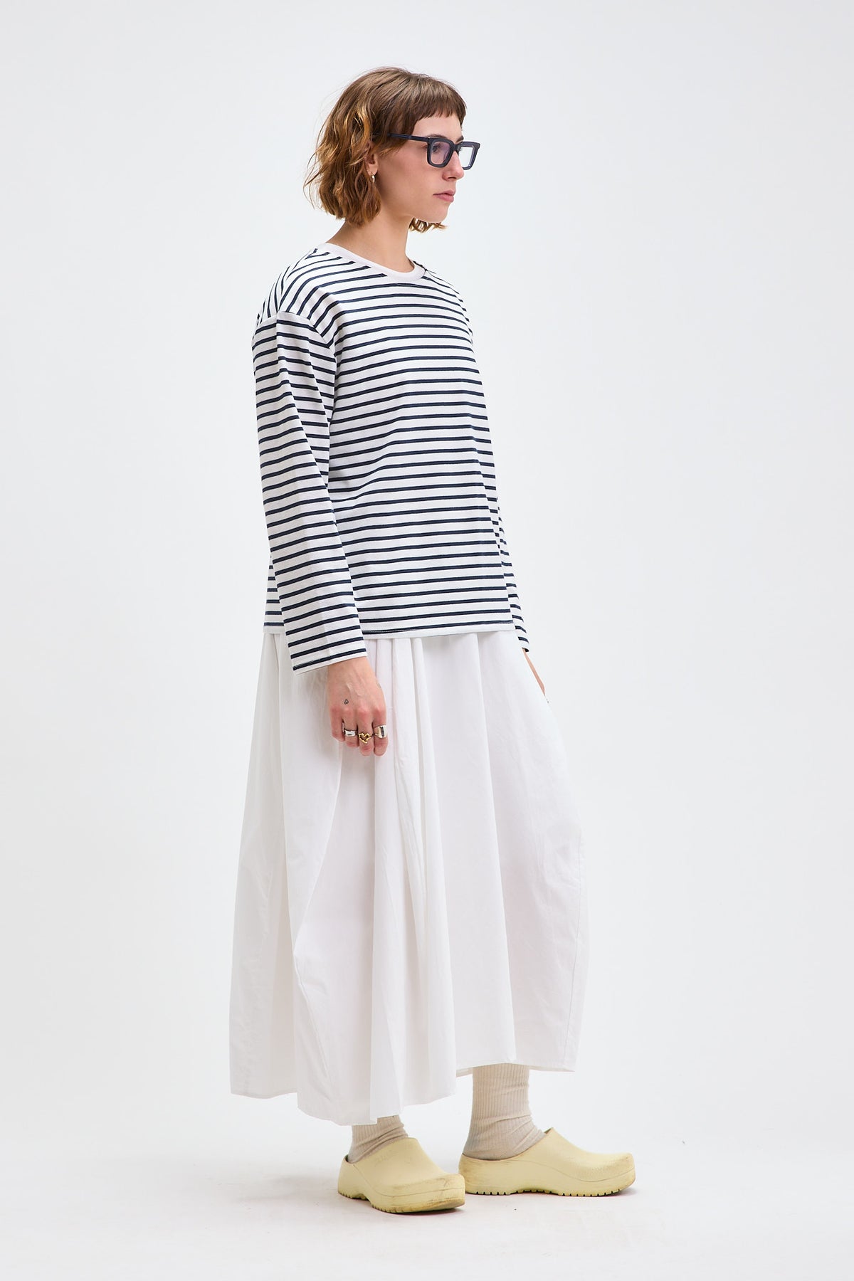 T-shirt rayé marine