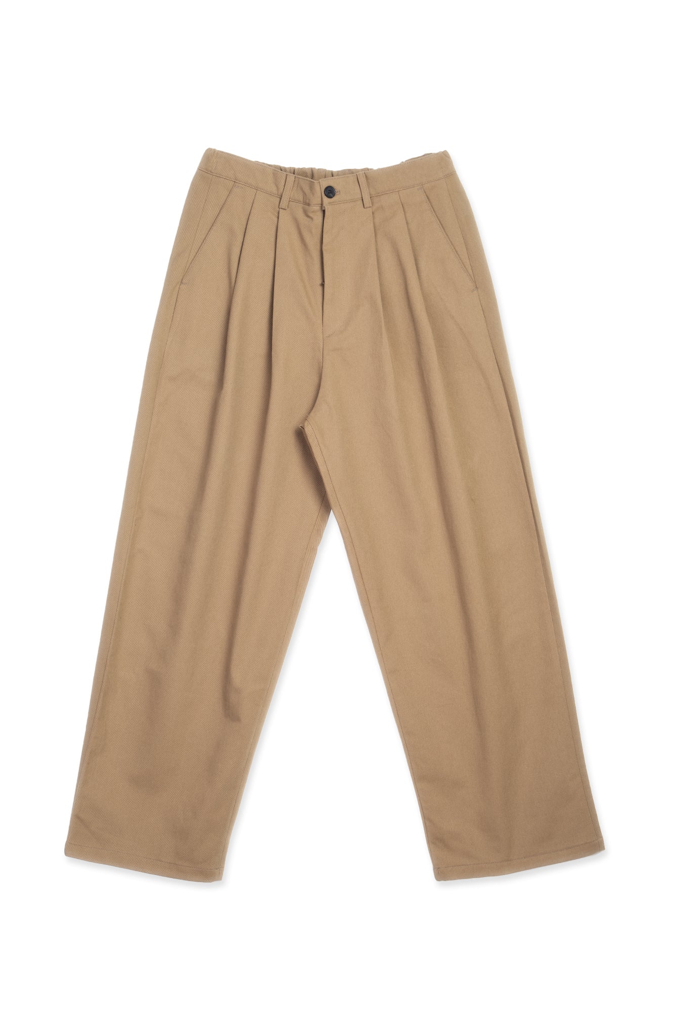 Pantalon en coton à plis
