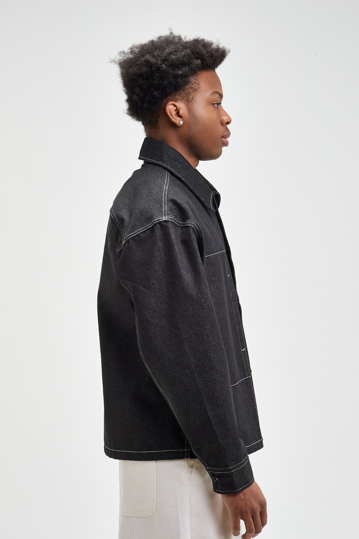 Side Pocket Denim Jacket
