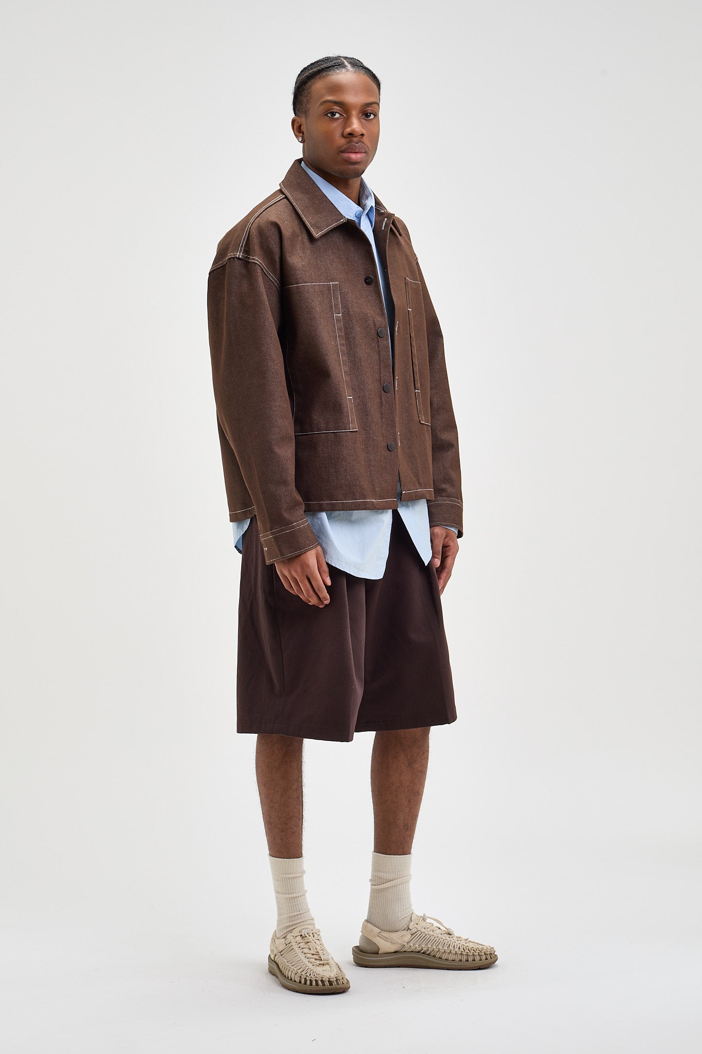 Single Pleated Shorts