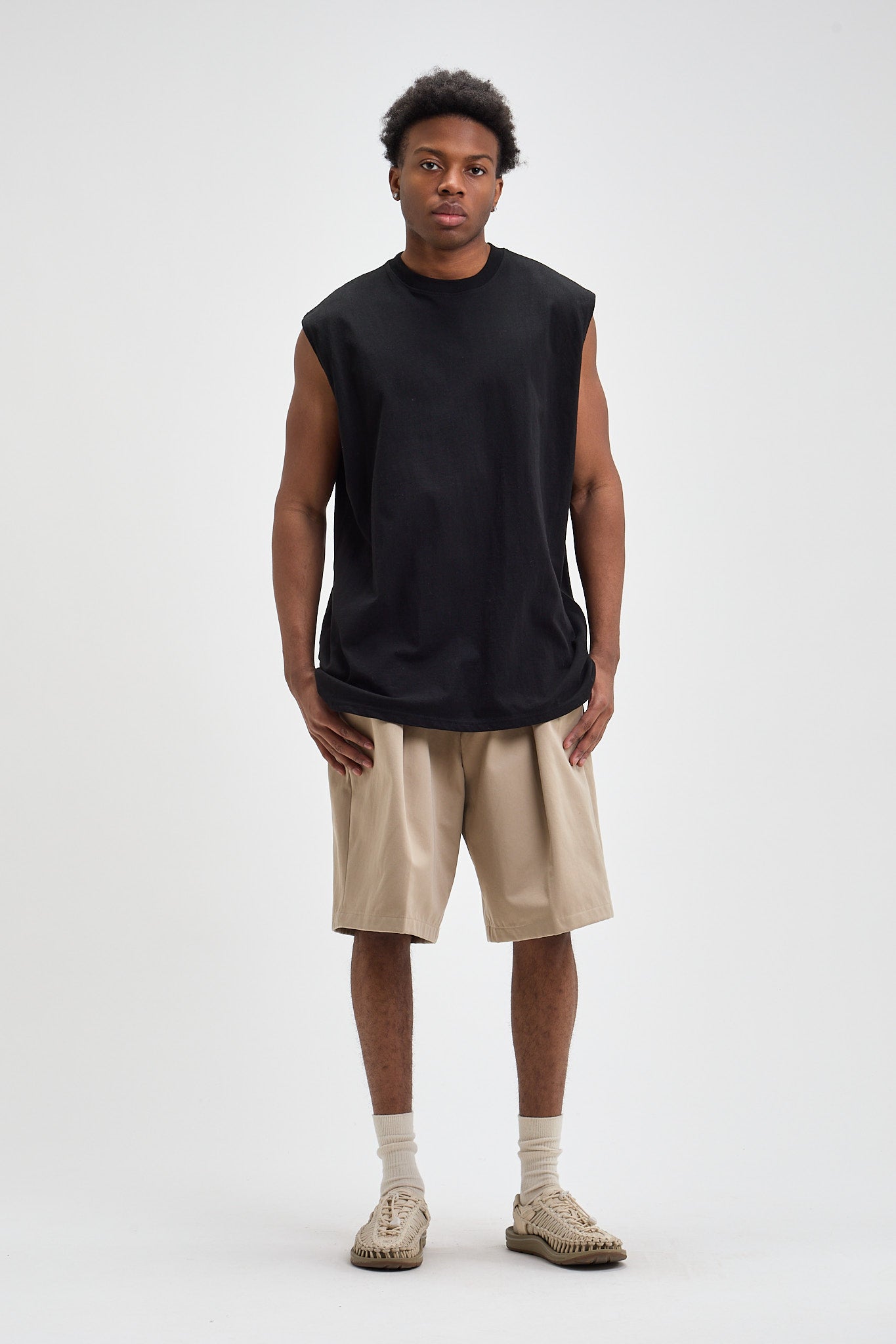 Single Pleated Shorts